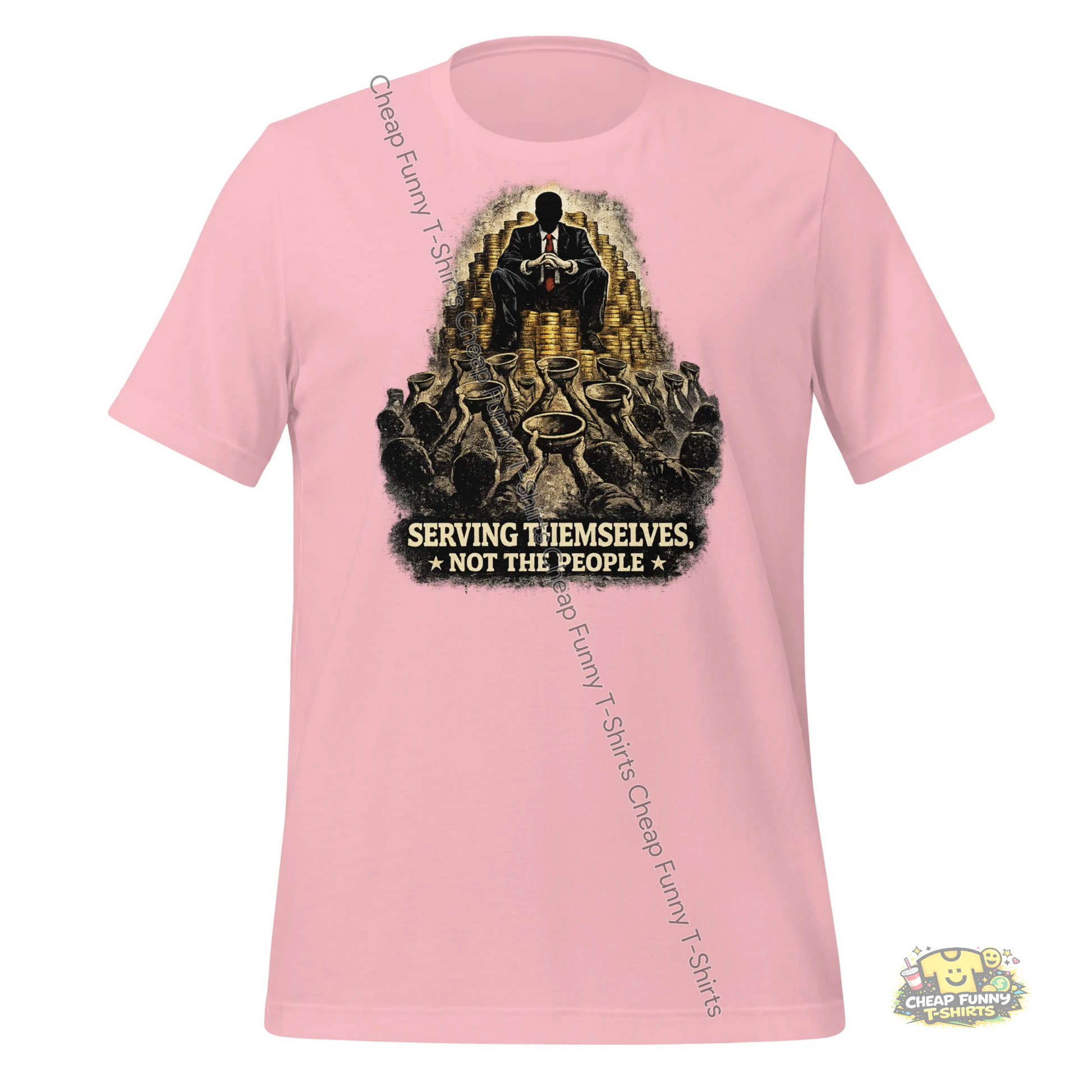 Watermarked - Serving Themselves Not The People Unisex t-shirt