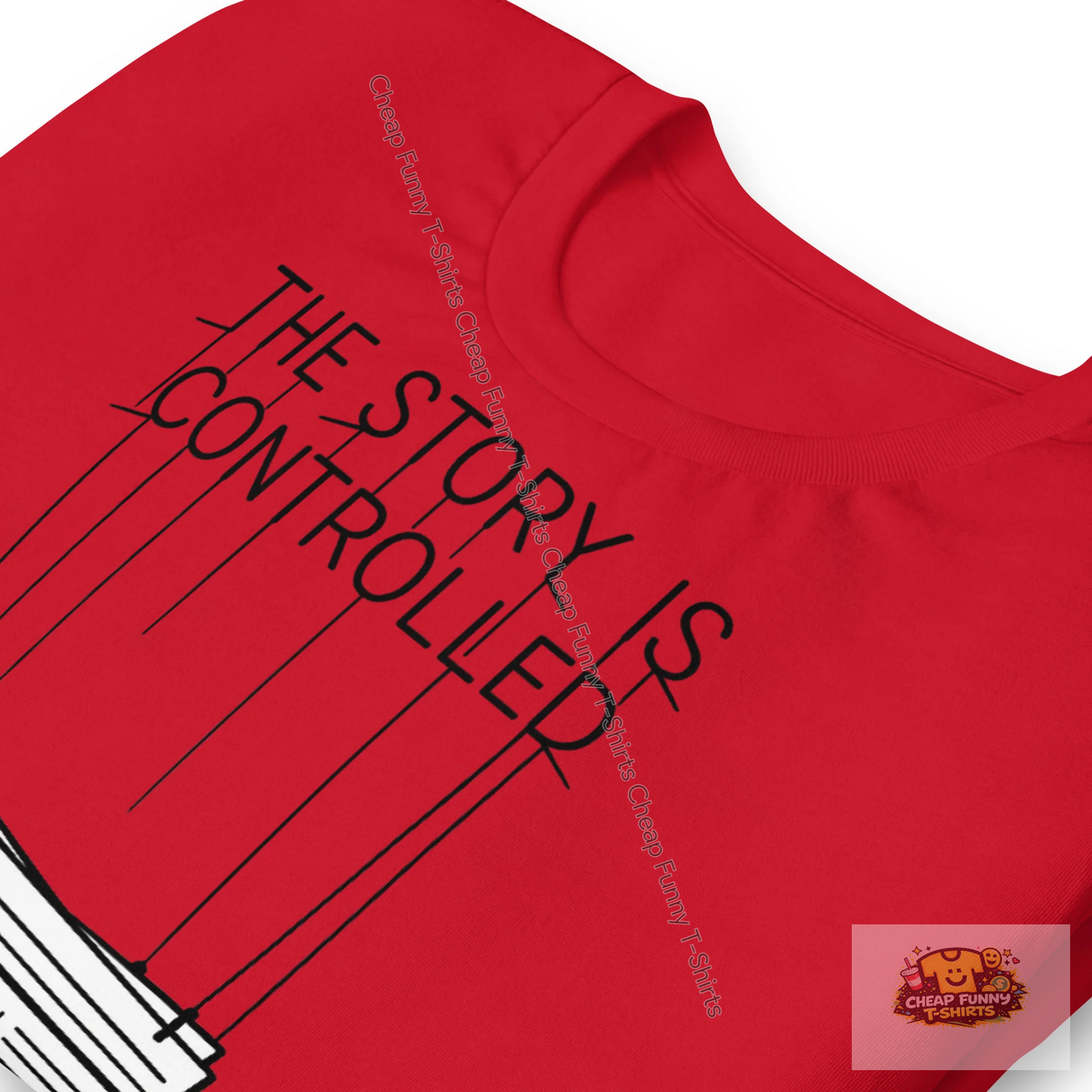 Watermarked - The Story Is Controlled Unisex t-shirt