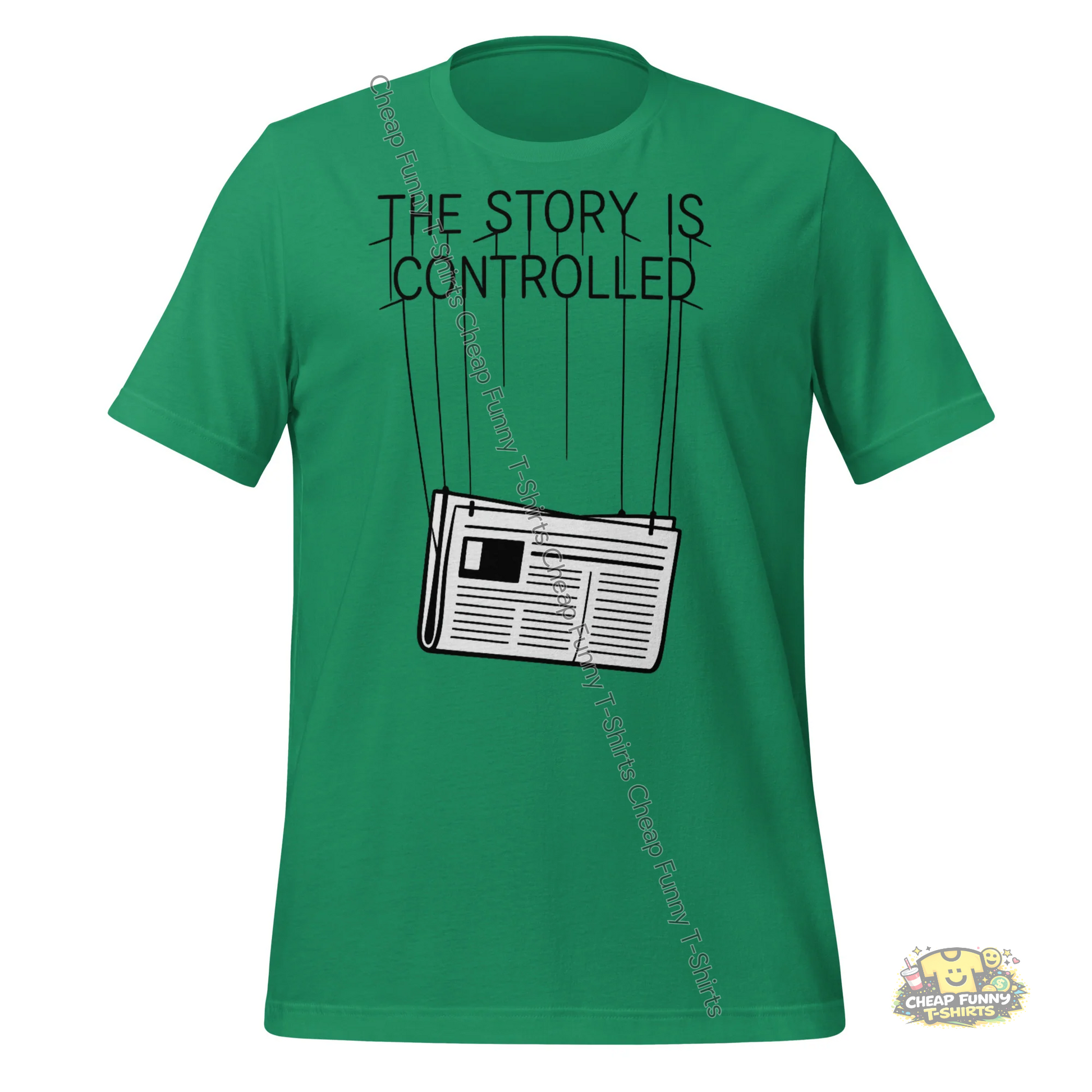 Watermarked - The Story Is Controlled Unisex t-shirt