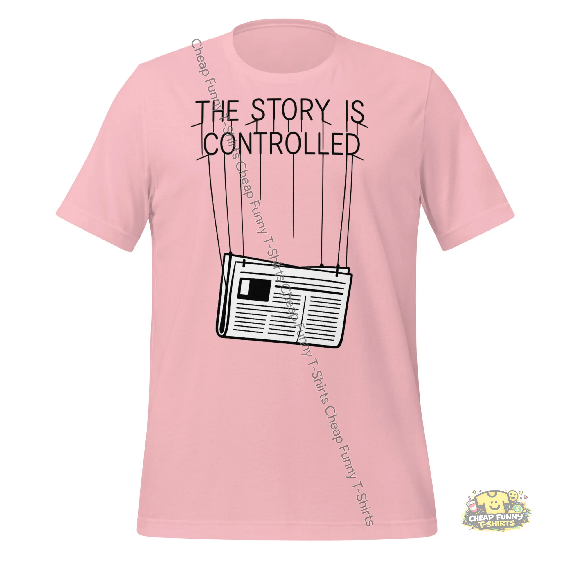Watermarked - The Story Is Controlled Unisex t-shirt