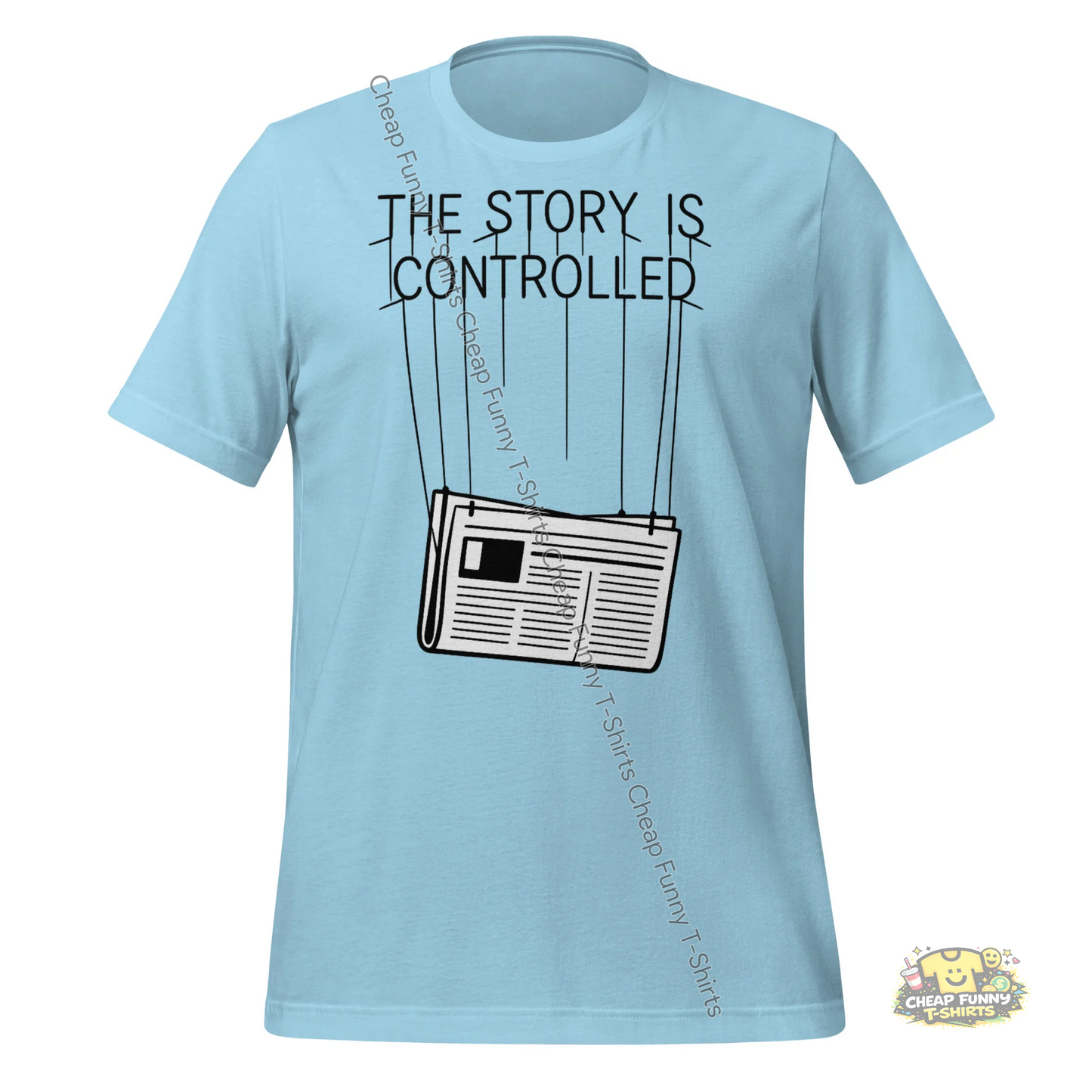 Watermarked - The Story Is Controlled Unisex t-shirt