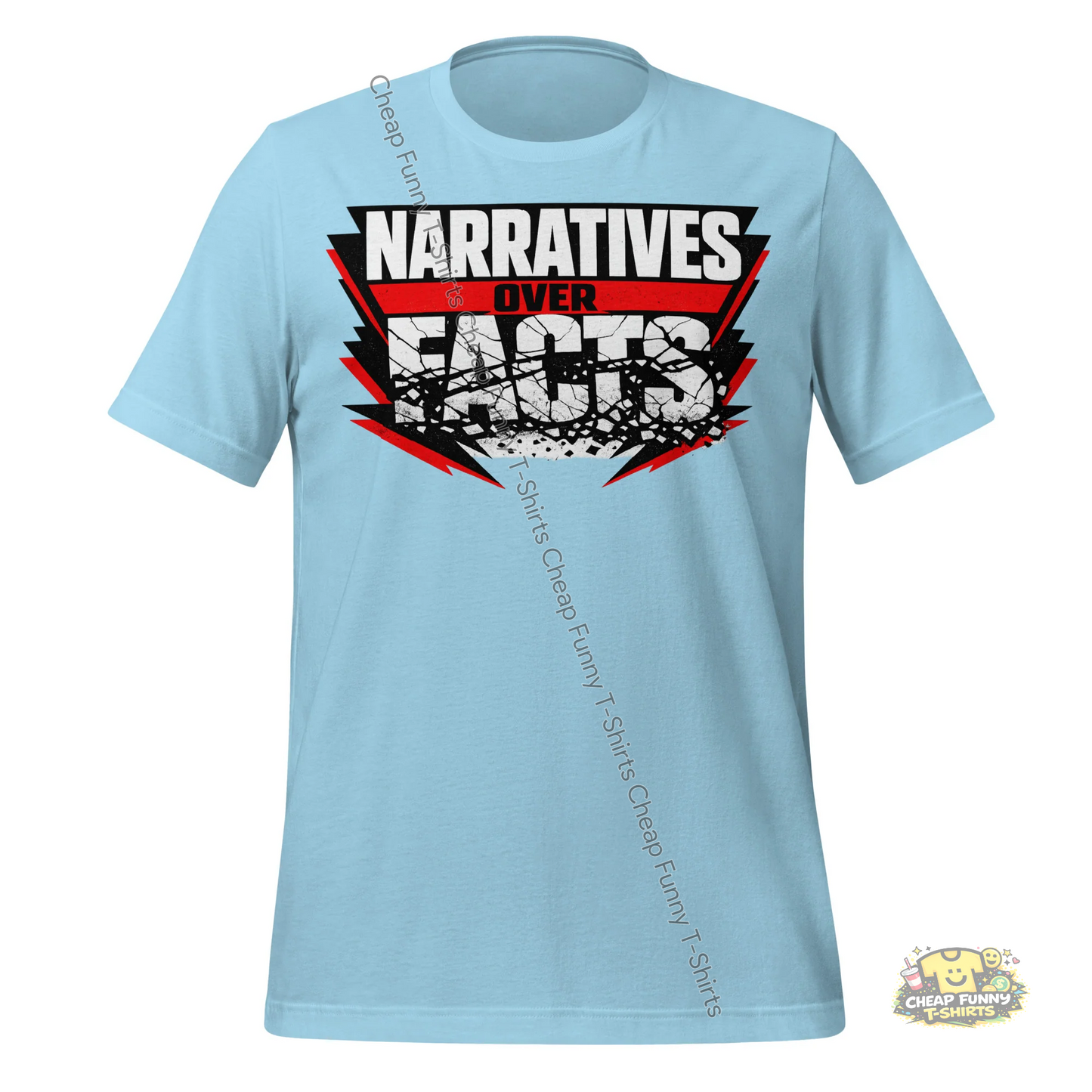 Watermarked - Narratives Over Facts Unisex t-shirt