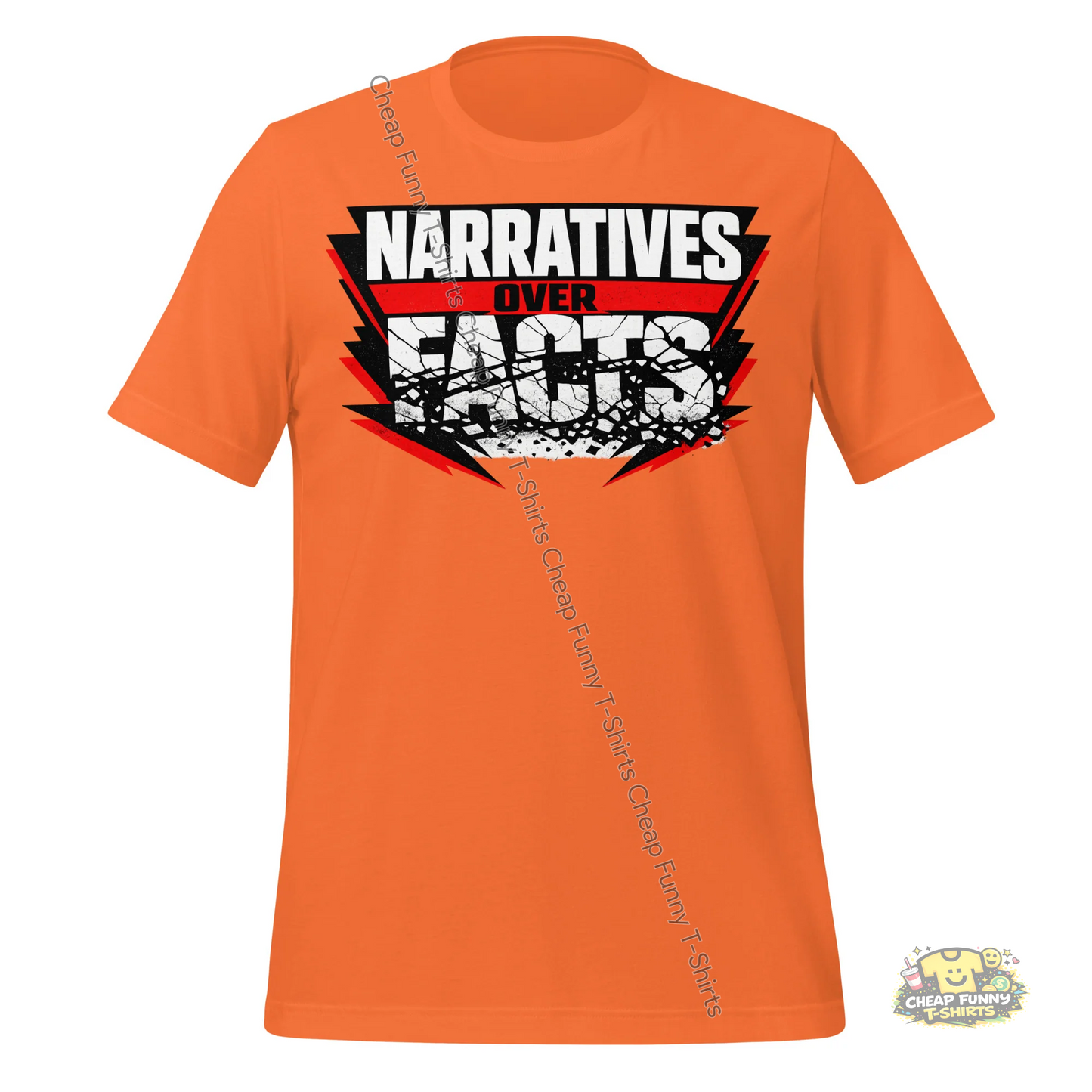 Watermarked - Narratives Over Facts Unisex t-shirt