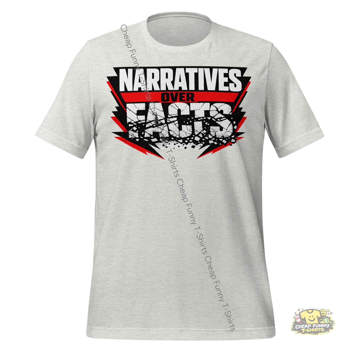 Watermarked - Narratives Over Facts Unisex t-shirt