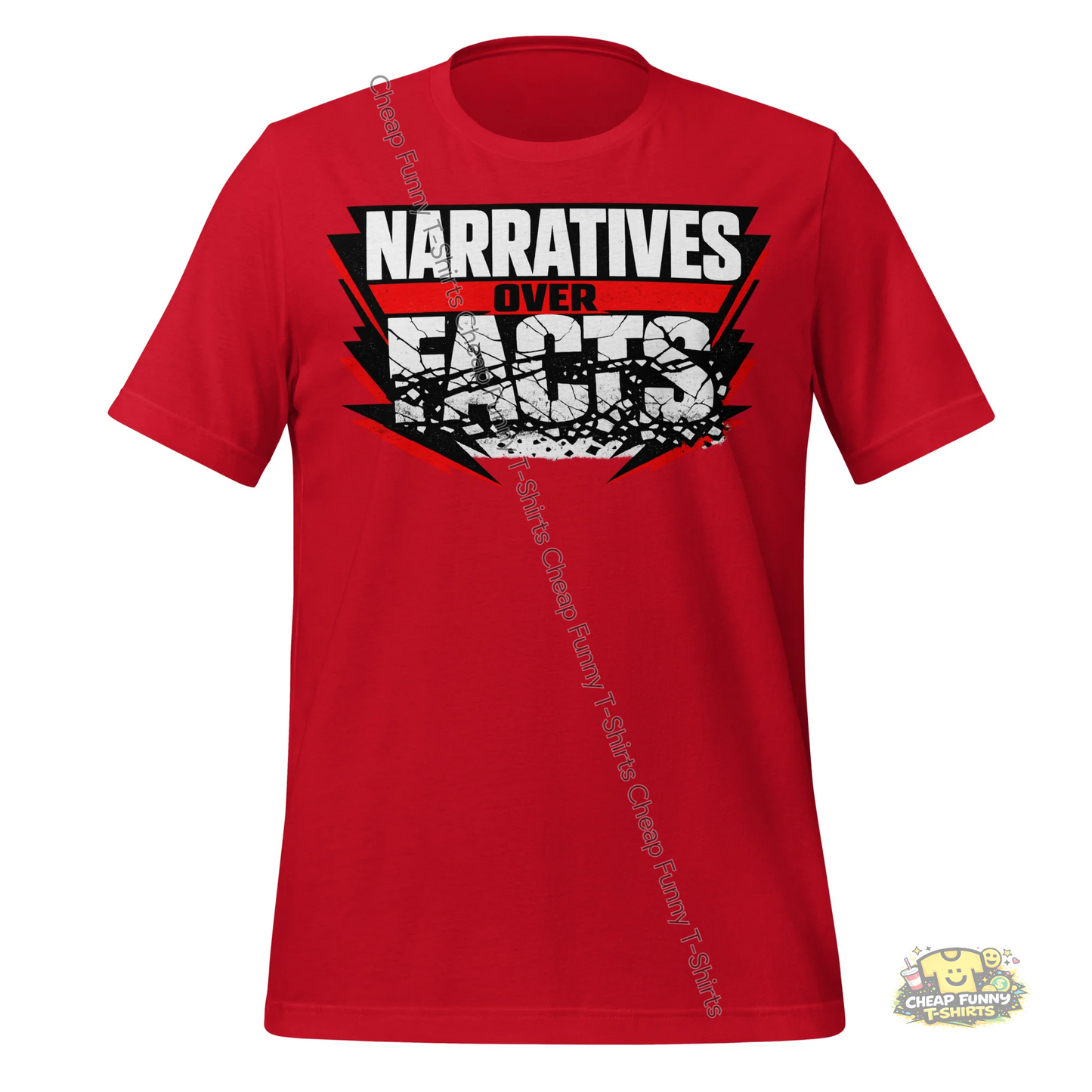 Watermarked - Narratives Over Facts Unisex t-shirt