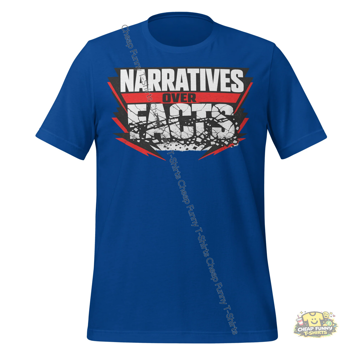 Watermarked - Narratives Over Facts Unisex t-shirt