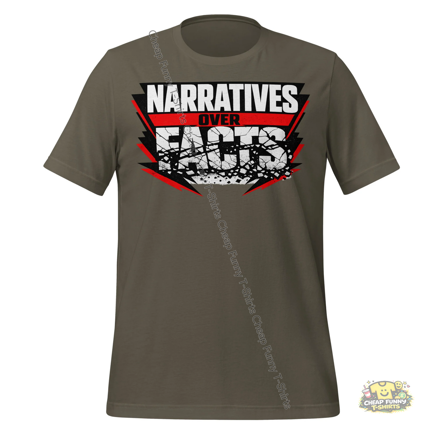 Watermarked - Narratives Over Facts Unisex t-shirt