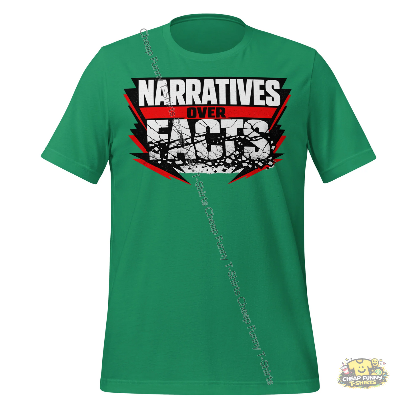 Watermarked - Narratives Over Facts Unisex t-shirt