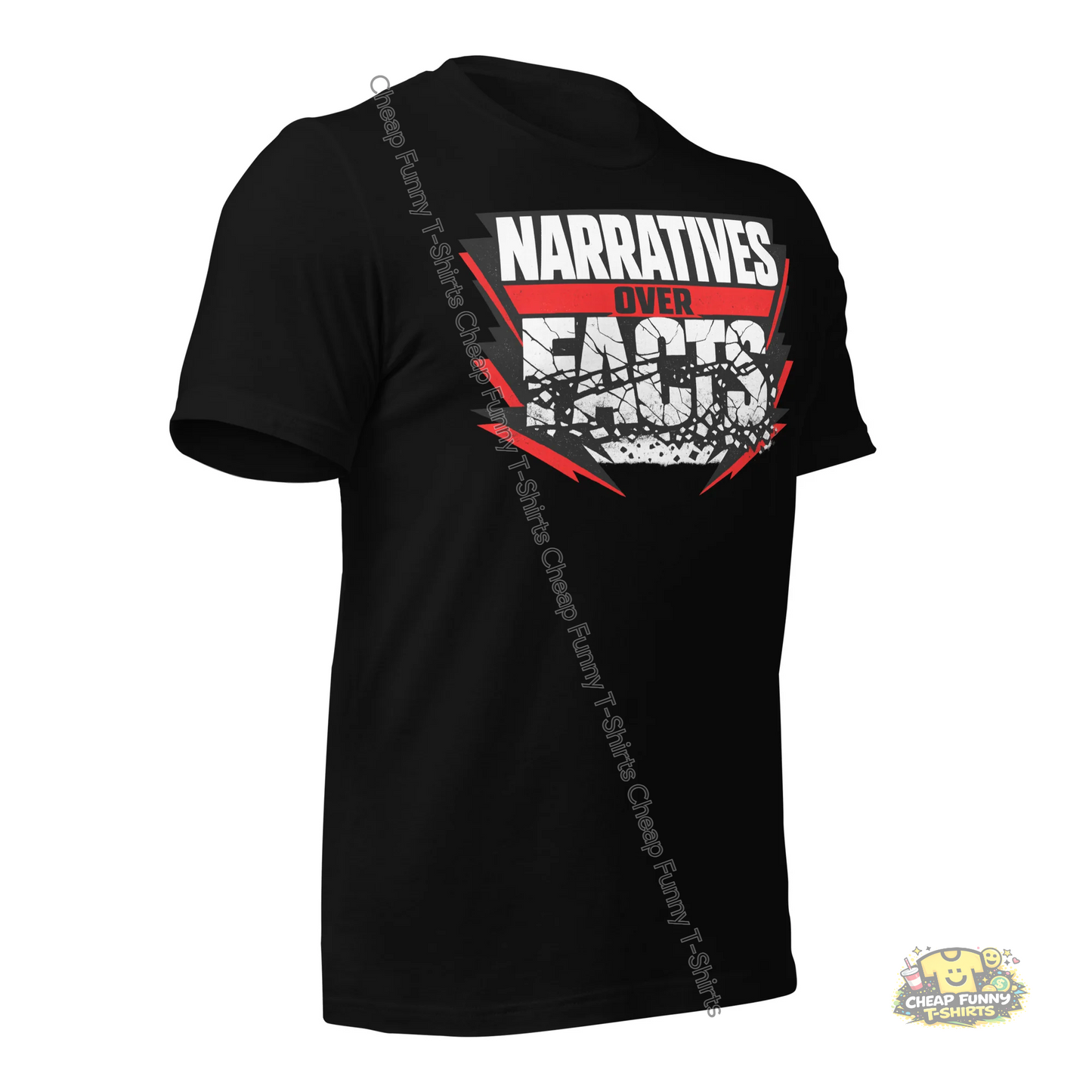 Watermarked - Narratives Over Facts Unisex t-shirt