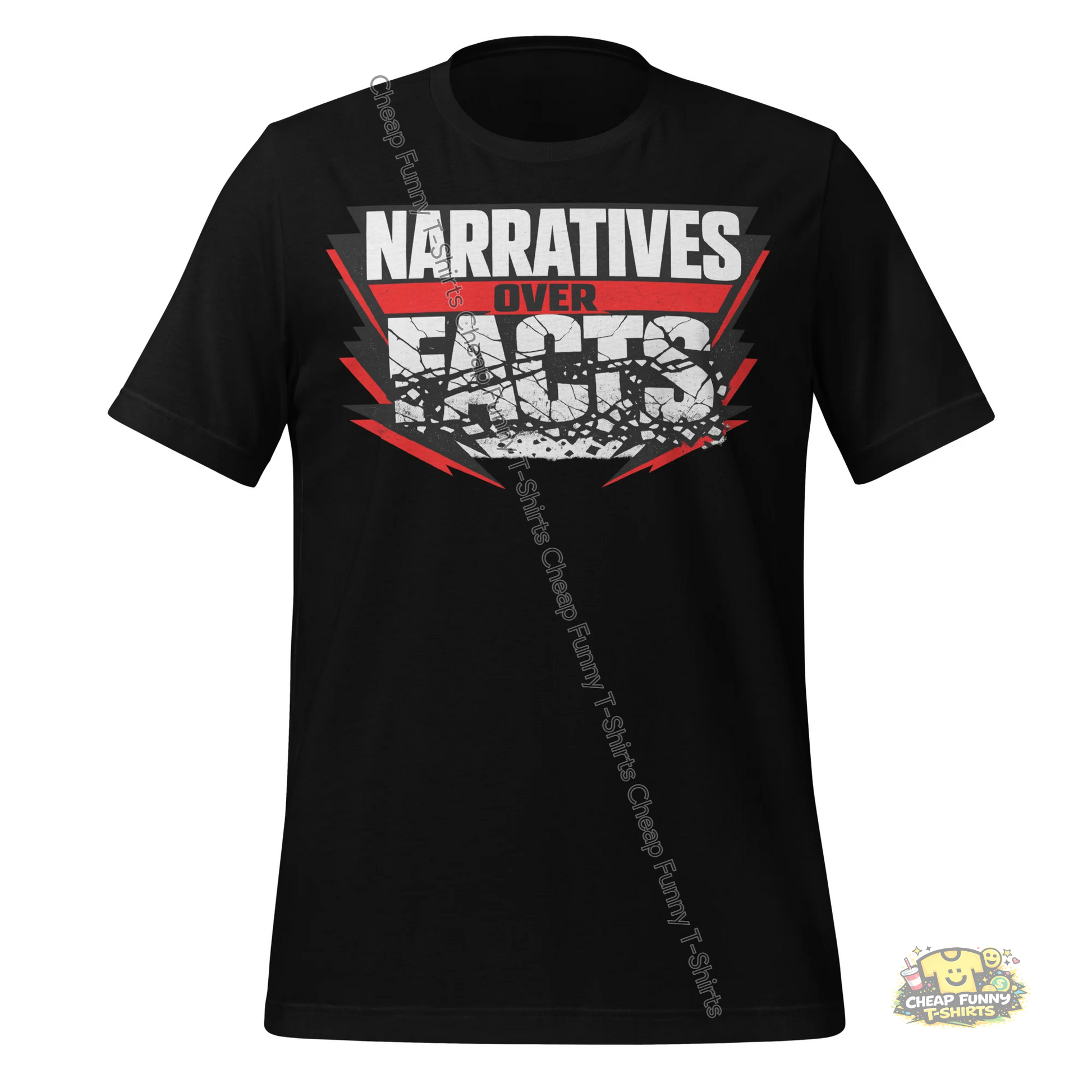 Watermarked - Narratives Over Facts Unisex t-shirt