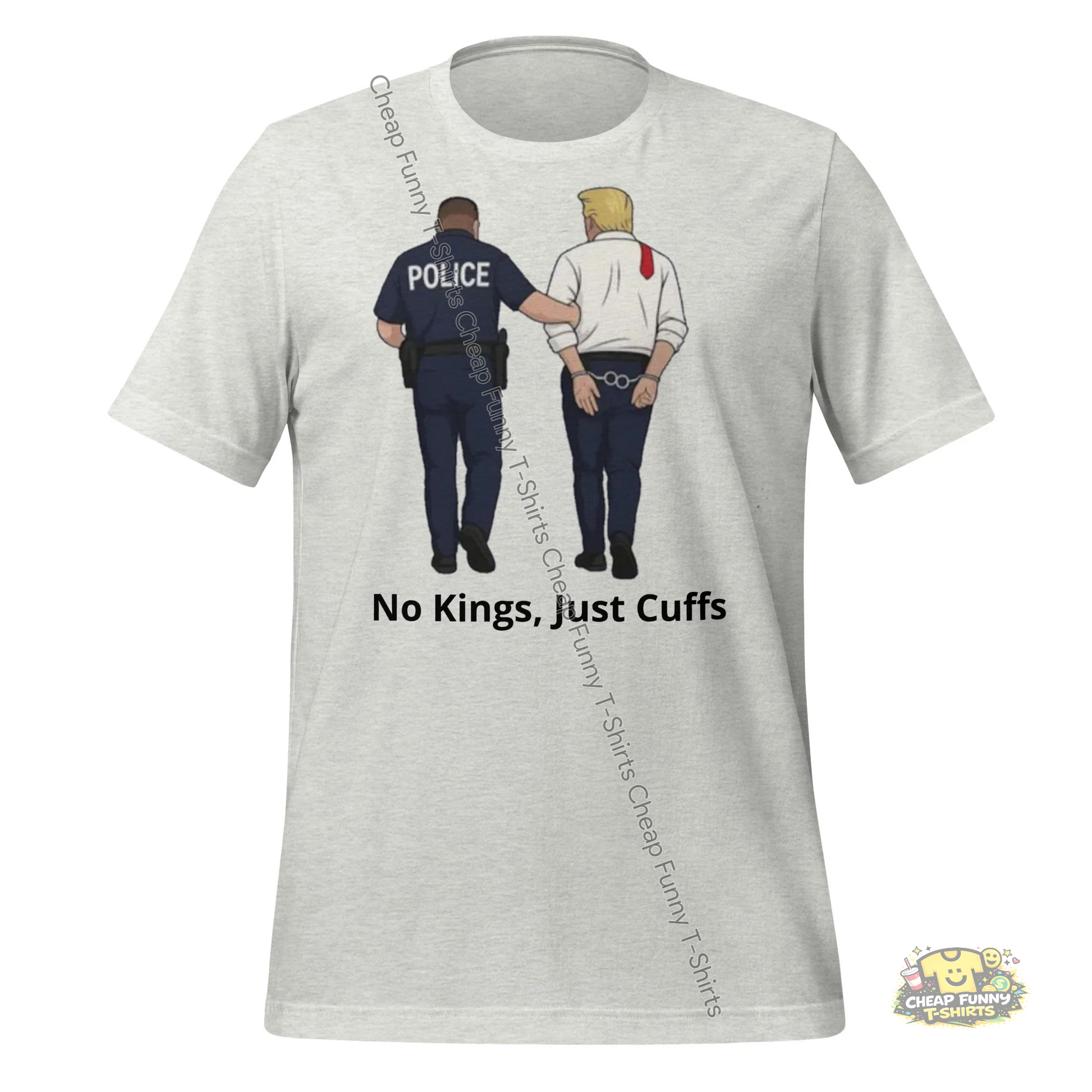 Watermarked - No Kings, Just Cuffs Unisex t-shirt