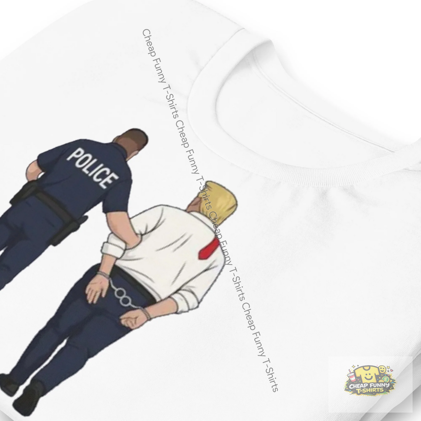 Watermarked - No Kings, Just Cuffs Unisex t-shirt