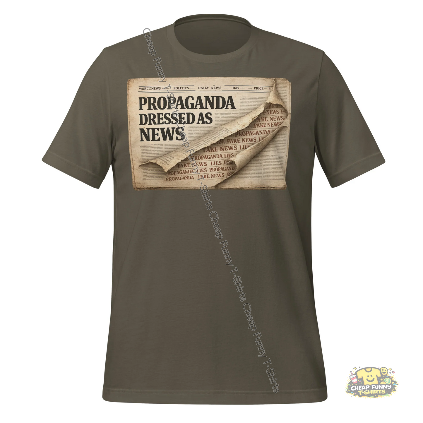 Watermarked - Propaganda Dressed As News Unisex t-shirt