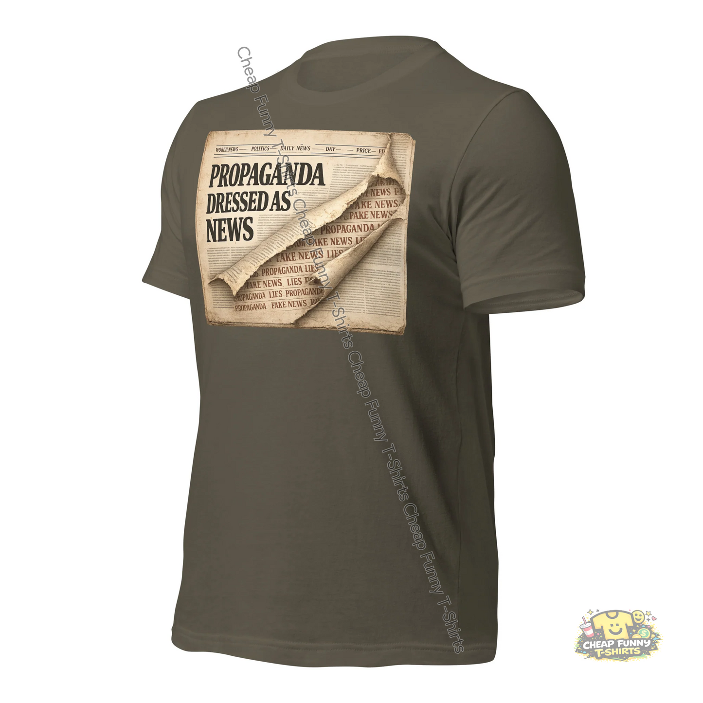 Watermarked - Propaganda Dressed As News Unisex t-shirt