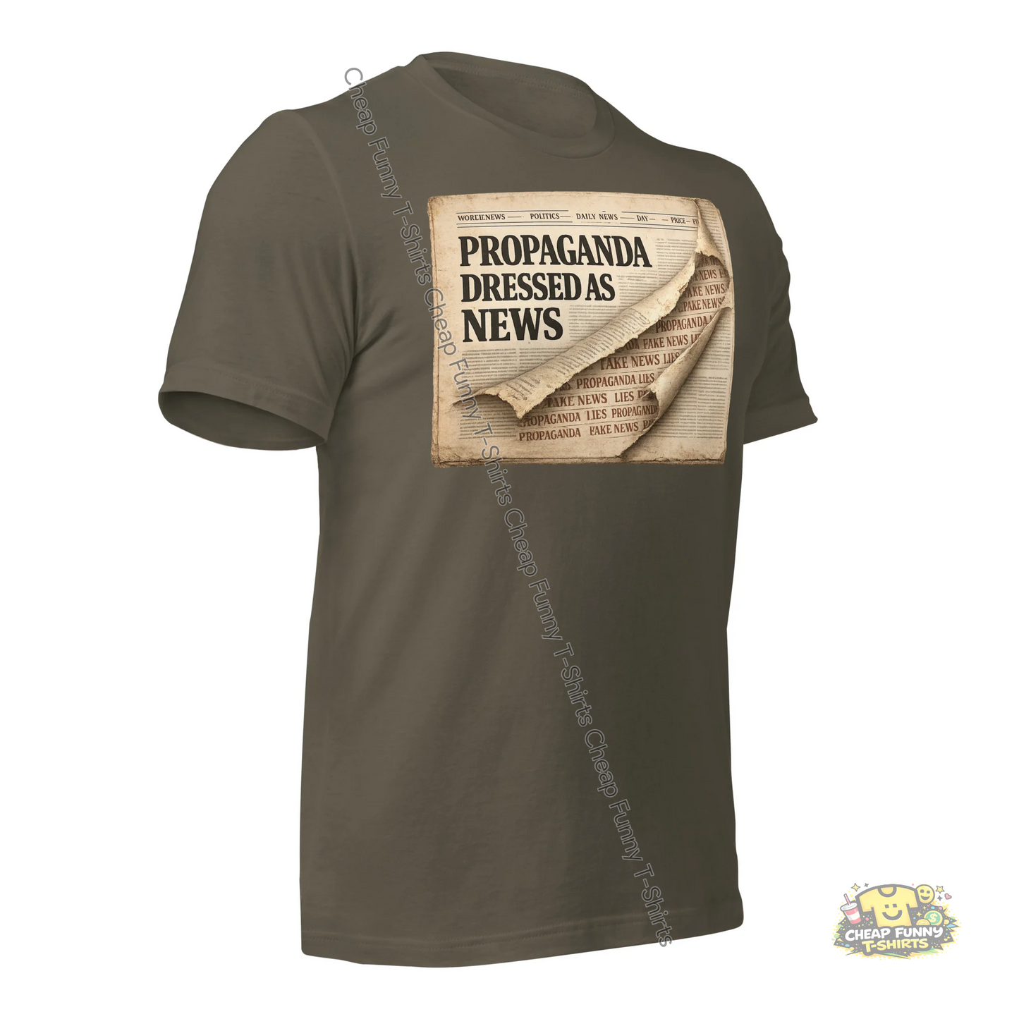 Watermarked - Propaganda Dressed As News Unisex t-shirt