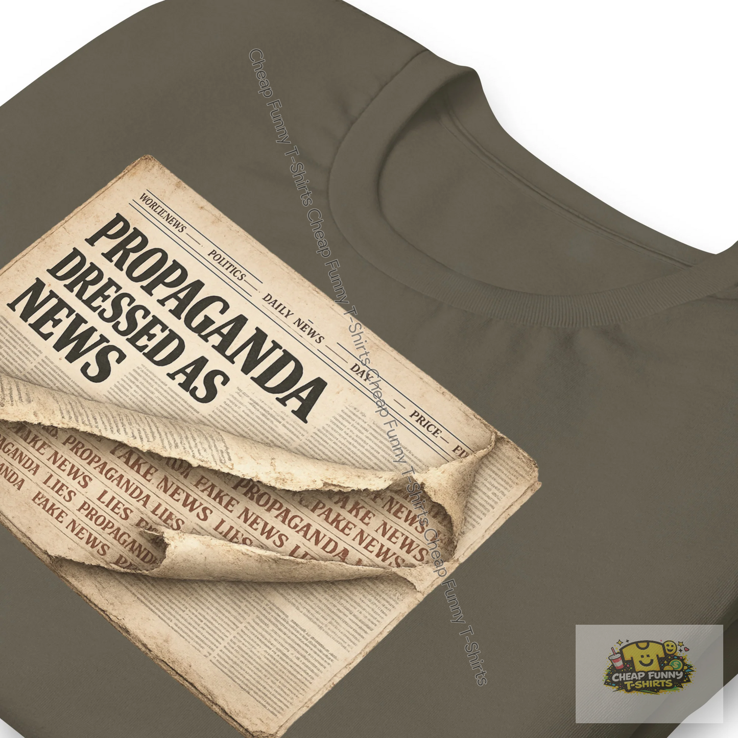 Watermarked - Propaganda Dressed As News Unisex t-shirt