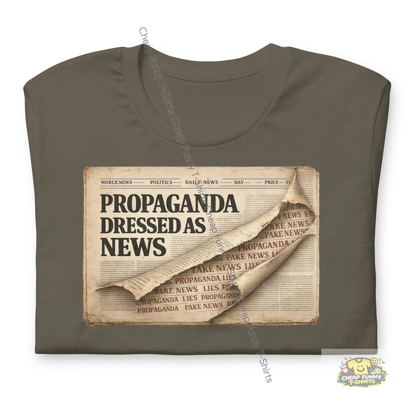 Watermarked - Propaganda Dressed As News Unisex t-shirt