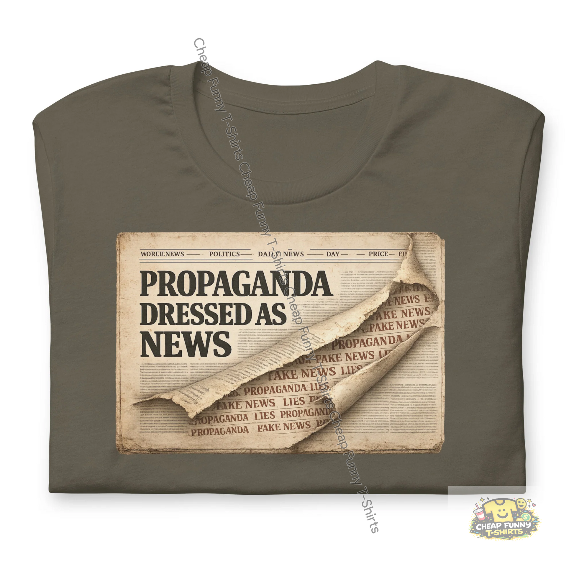 Watermarked - Propaganda Dressed As News Unisex t-shirt