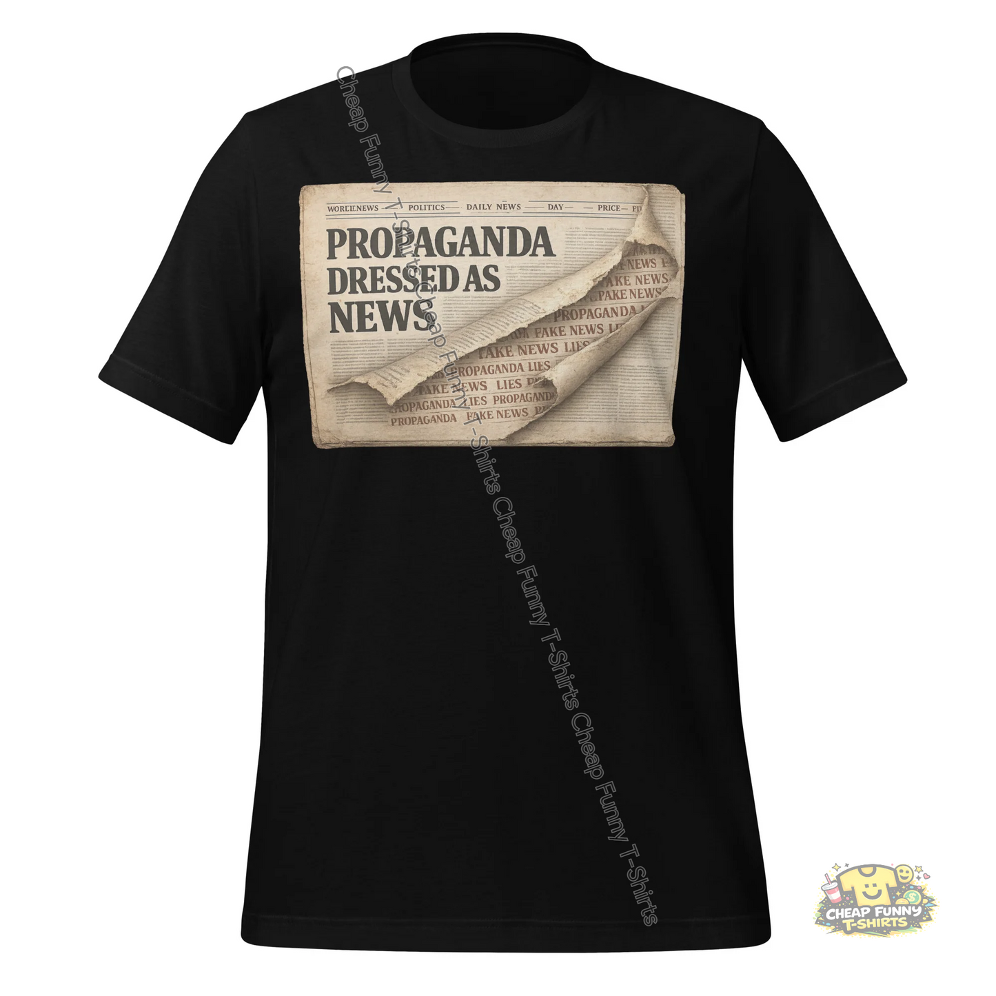 Watermarked - Propaganda Dressed As News Unisex t-shirt