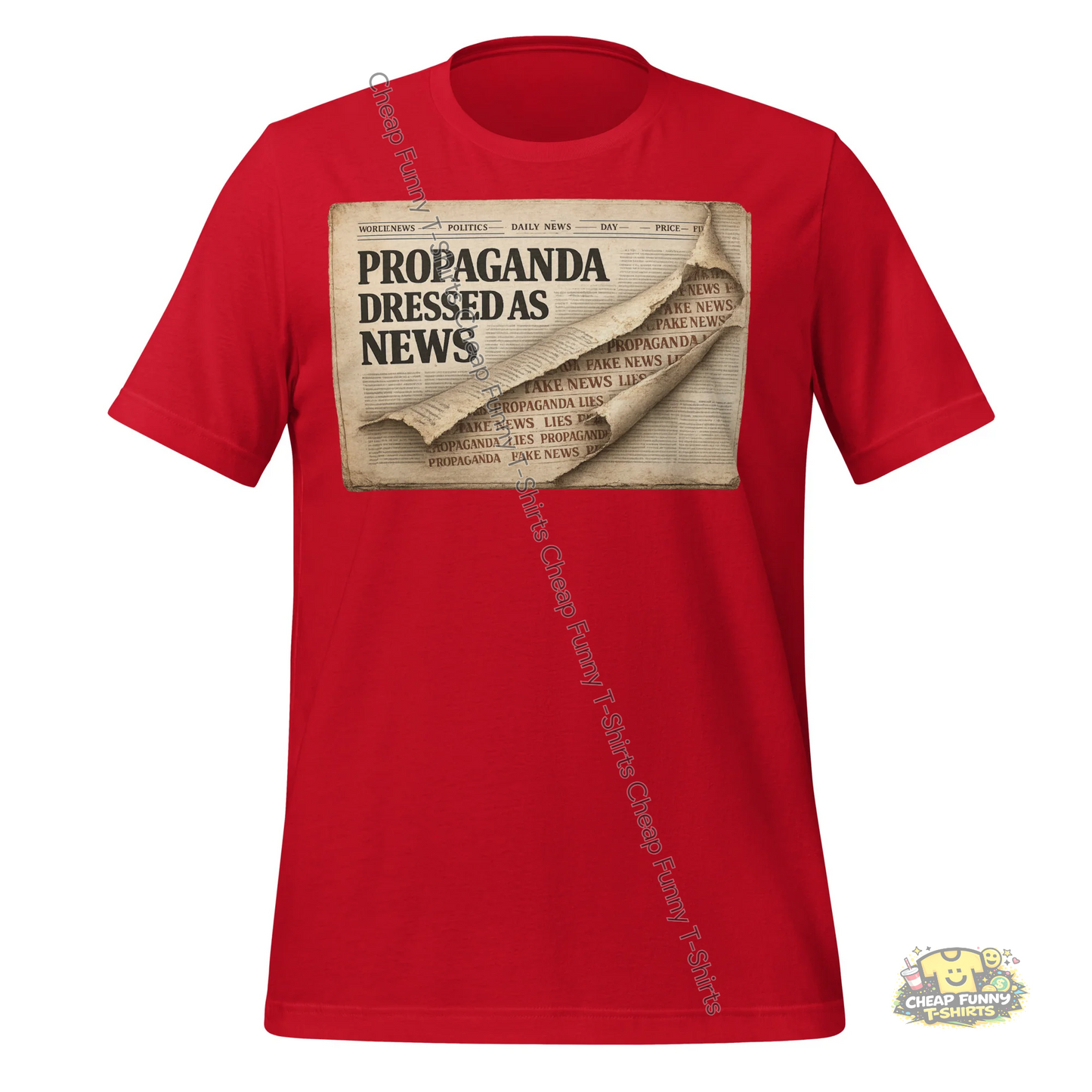 Watermarked - Propaganda Dressed As News Unisex t-shirt