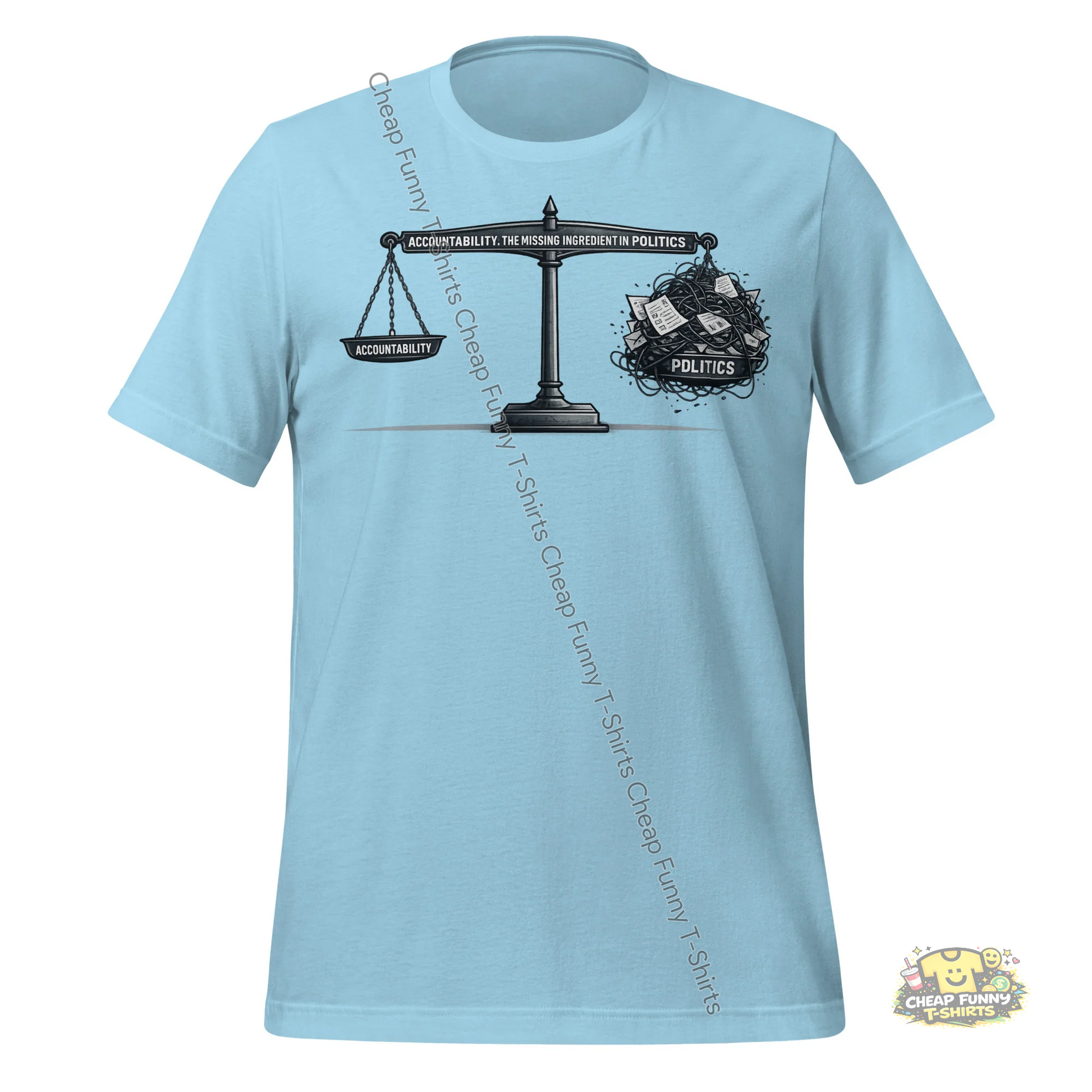Watermarked - The Missing Ingredient In Politics Unisex t-shirt