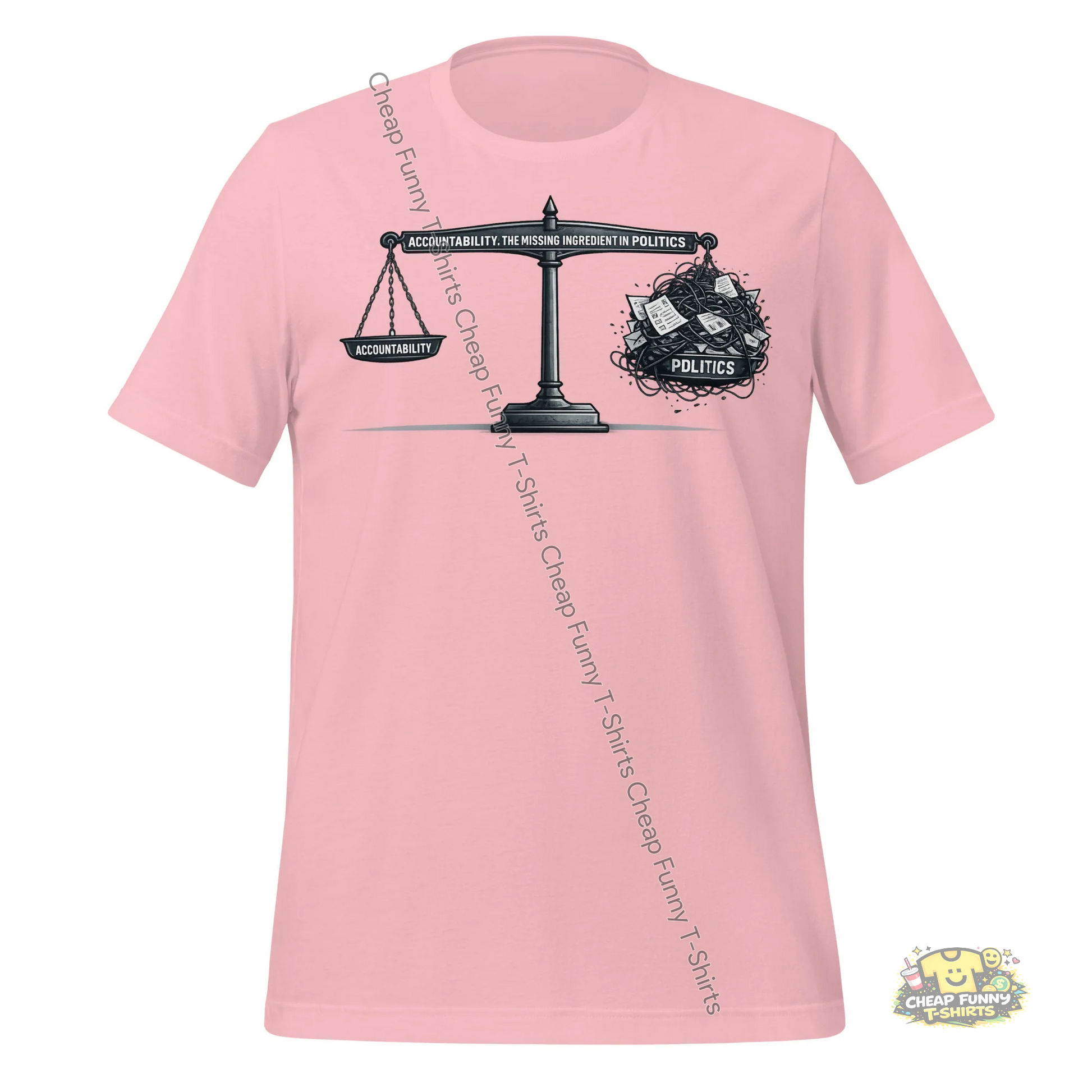 Watermarked - The Missing Ingredient In Politics Unisex t-shirt