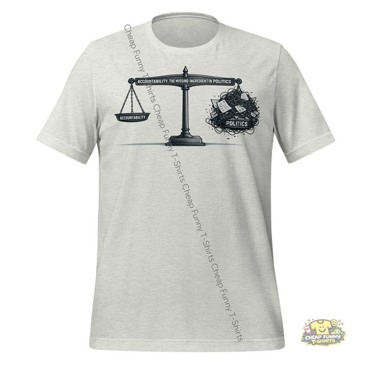 Watermarked - The Missing Ingredient In Politics Unisex t-shirt