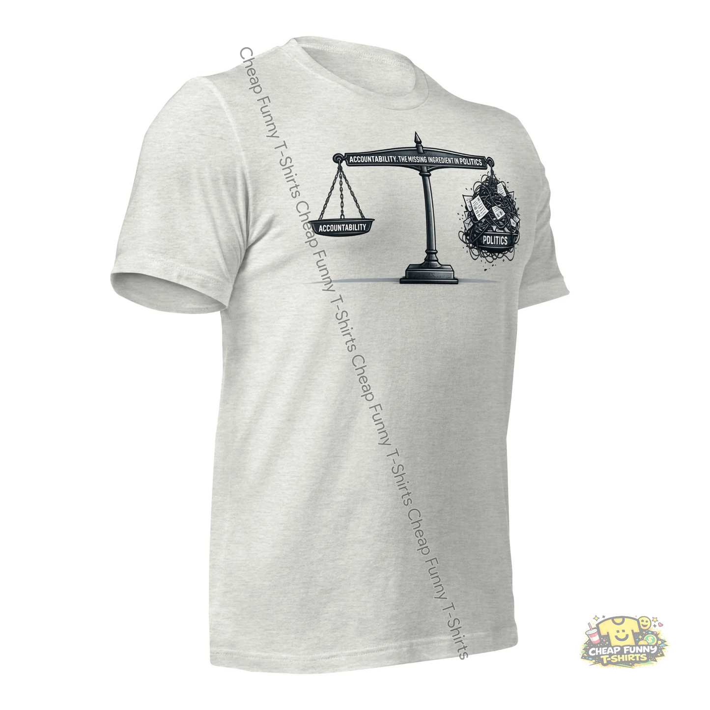 Watermarked - The Missing Ingredient In Politics Unisex t-shirt