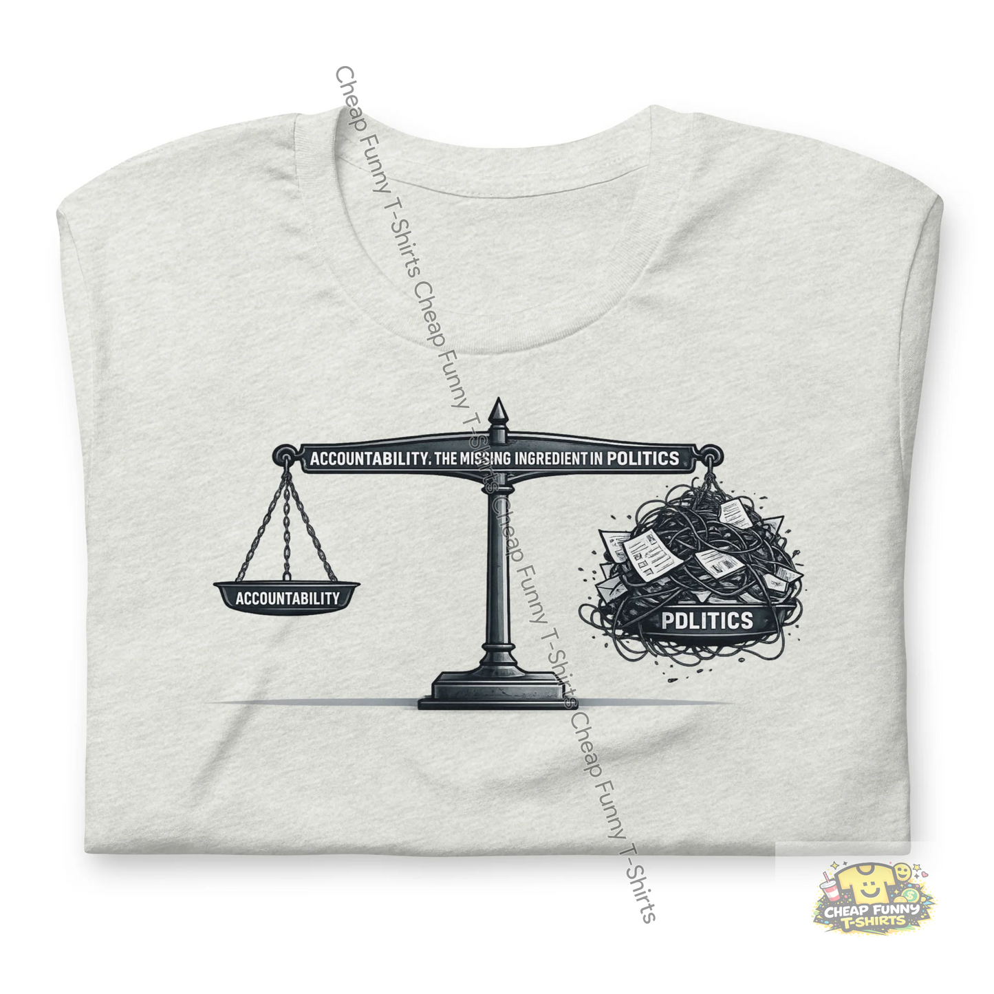 Watermarked - The Missing Ingredient In Politics Unisex t-shirt