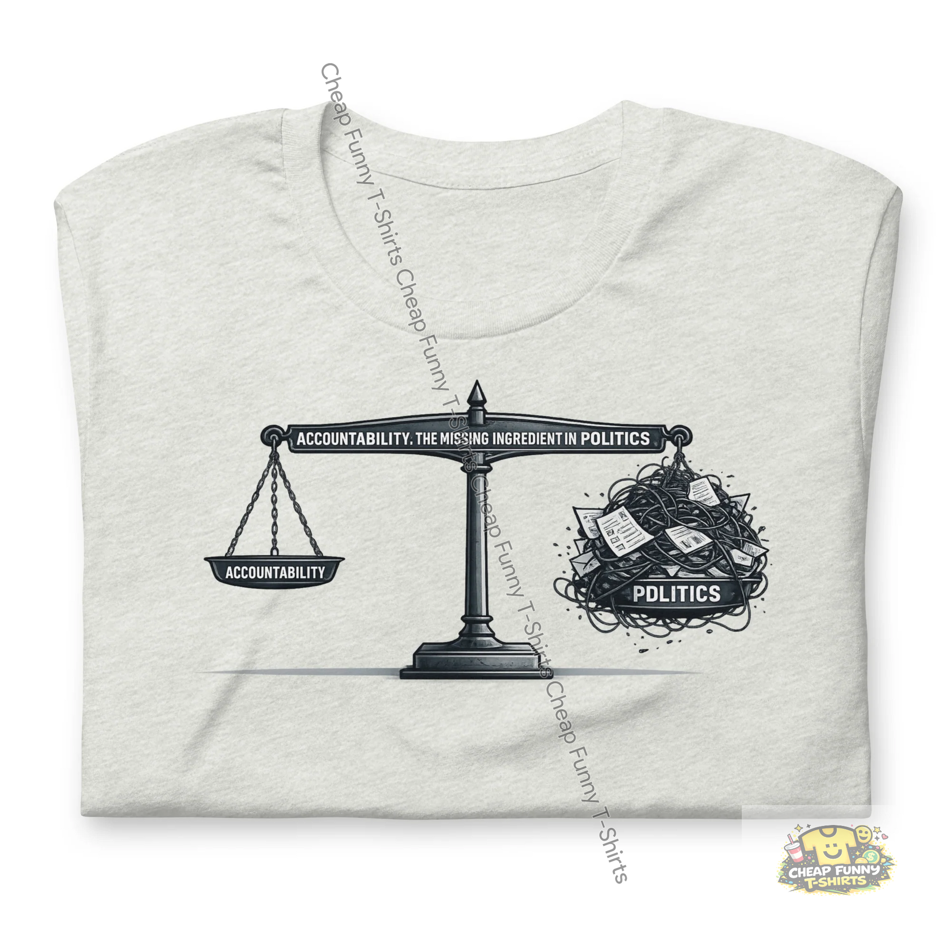 Watermarked - The Missing Ingredient In Politics Unisex t-shirt