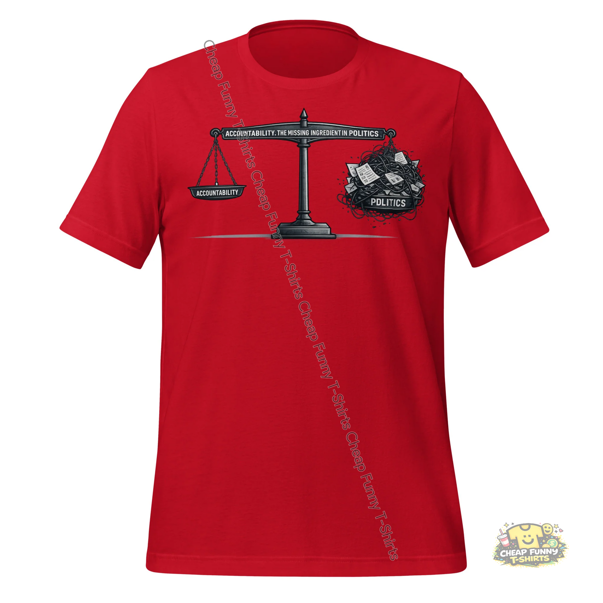 Watermarked - The Missing Ingredient In Politics Unisex t-shirt