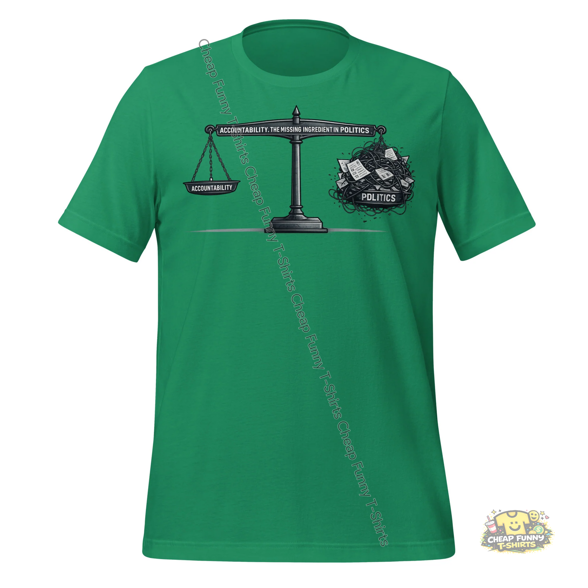 Watermarked - The Missing Ingredient In Politics Unisex t-shirt