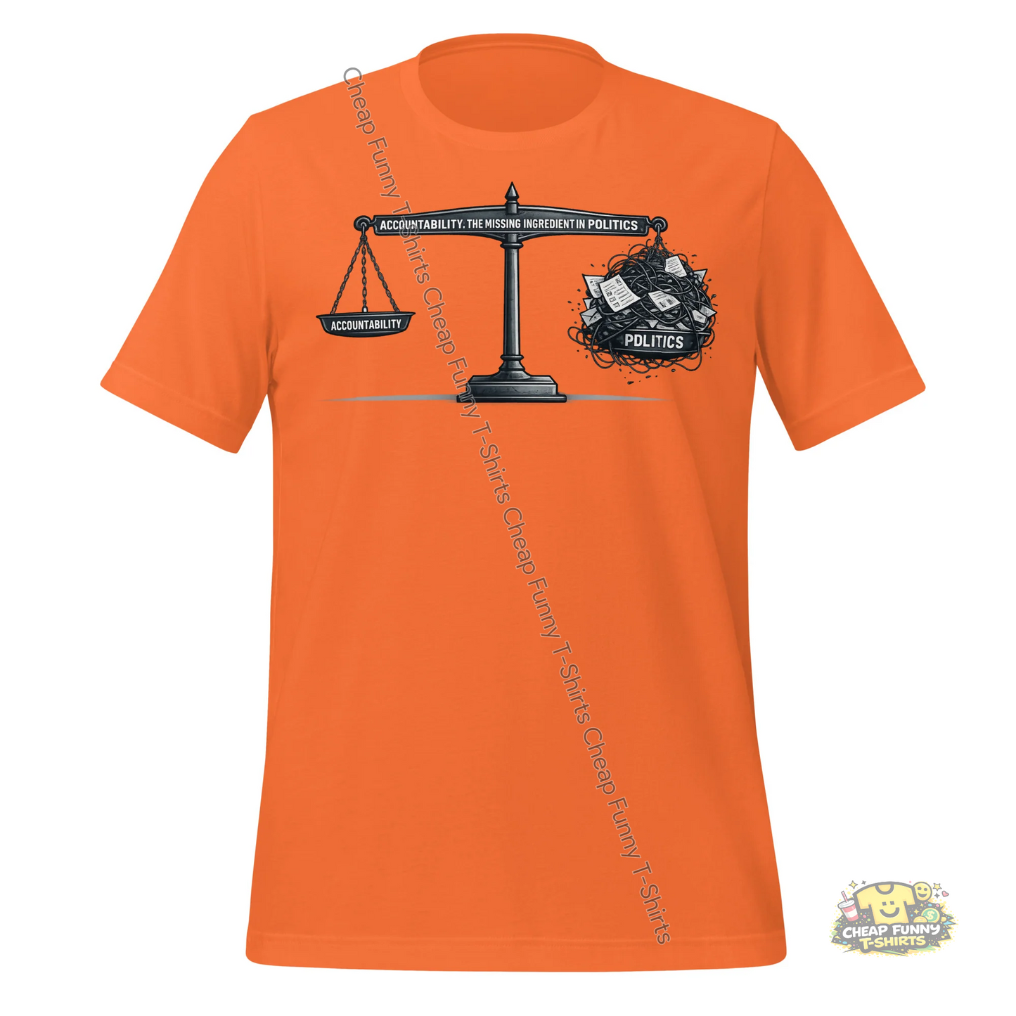 Watermarked - The Missing Ingredient In Politics Unisex t-shirt