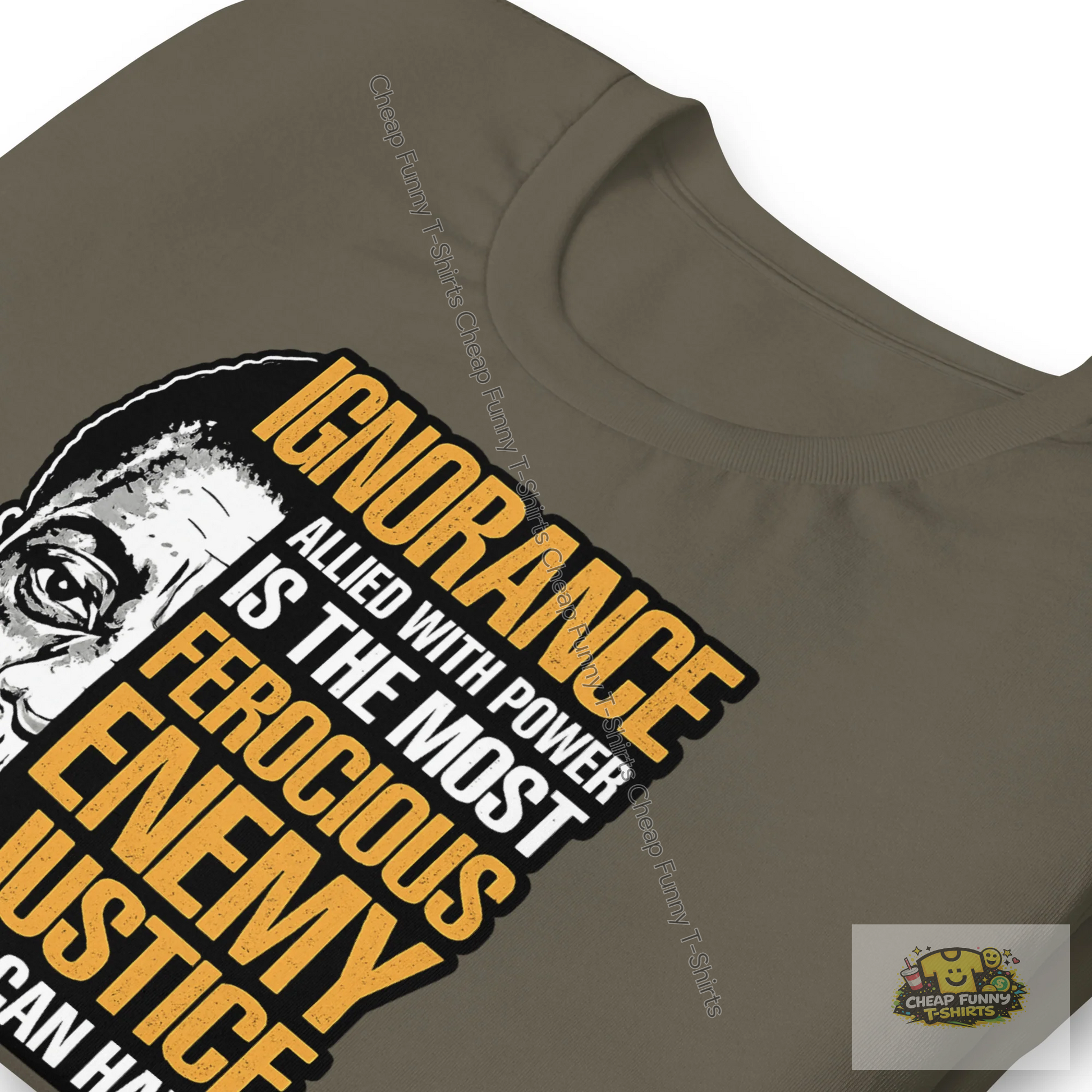 Watermarked - James Baldwin Power and Justice Unisex t-shirt