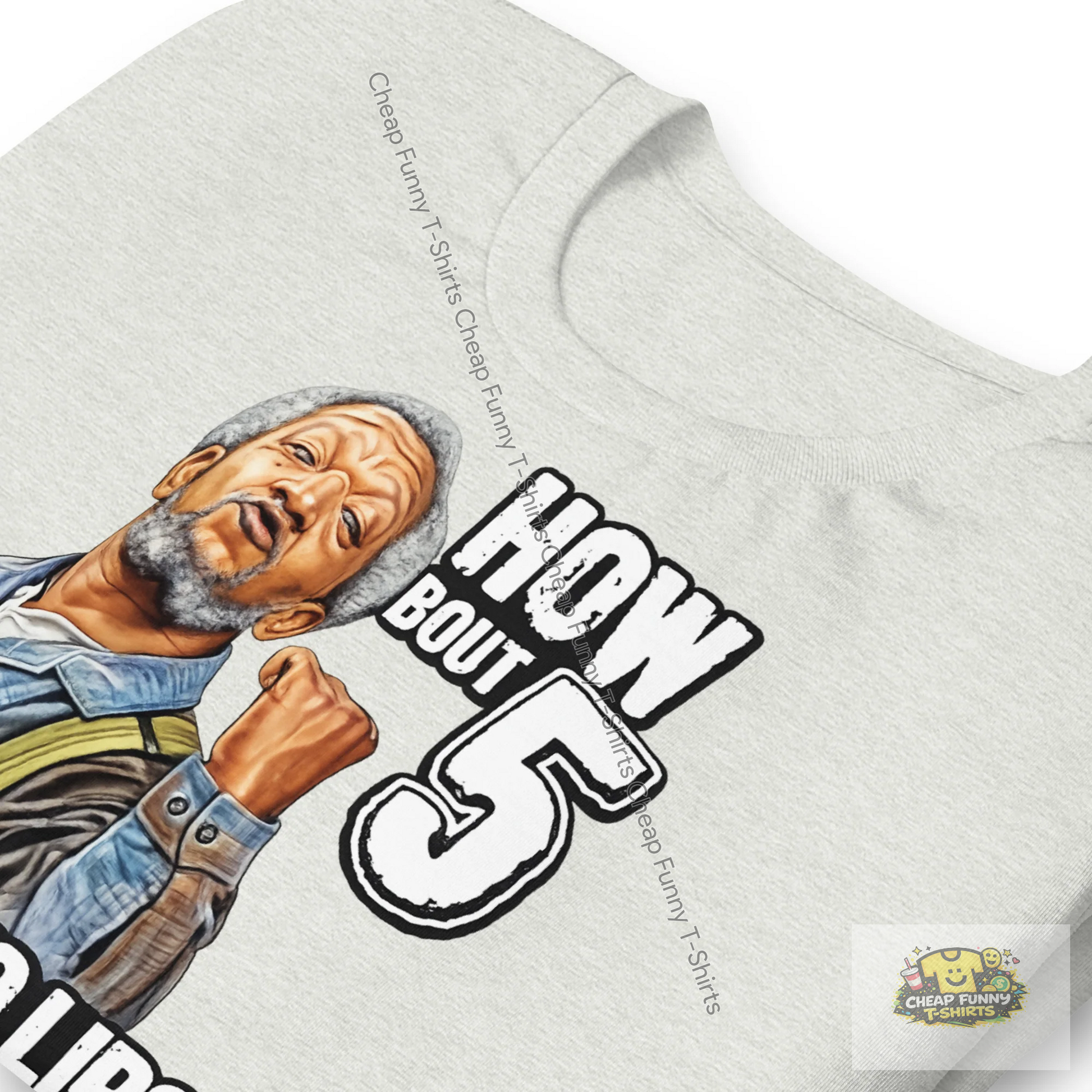 Watermarked - How Bout 5 Cross Yo Lips Unisex t-shirt