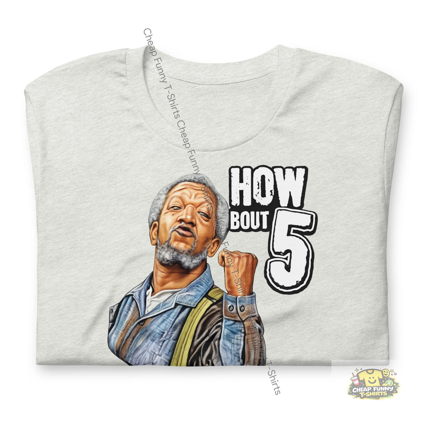 Watermarked - How Bout 5 Cross Yo Lips Unisex t-shirt