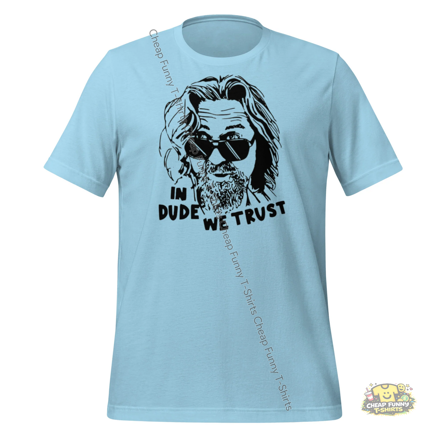 Watermarked - In Dude We Trust Unisex t-shirt