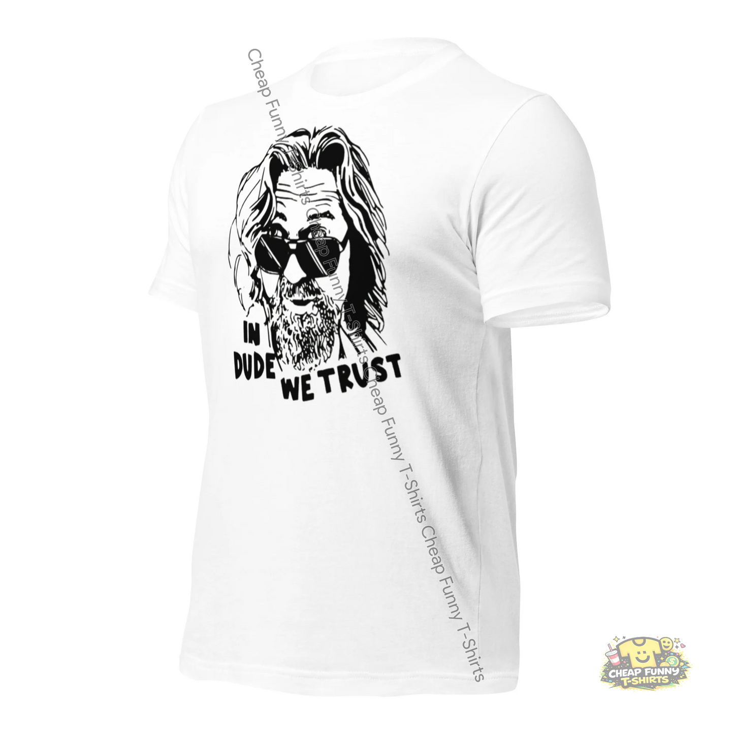 Watermarked - In Dude We Trust Unisex t-shirt