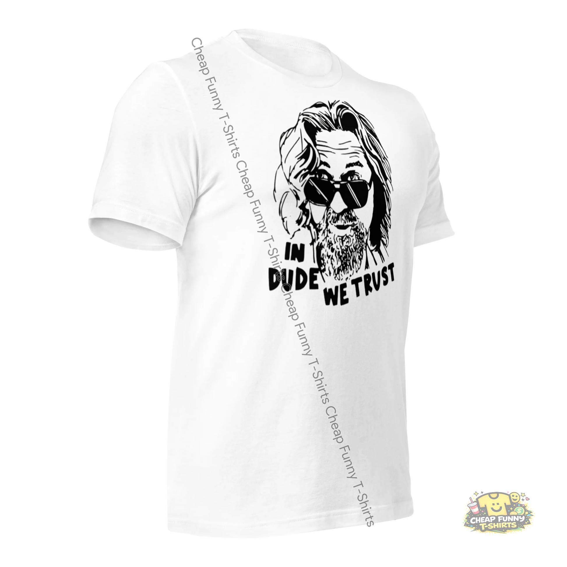 Watermarked - In Dude We Trust Unisex t-shirt