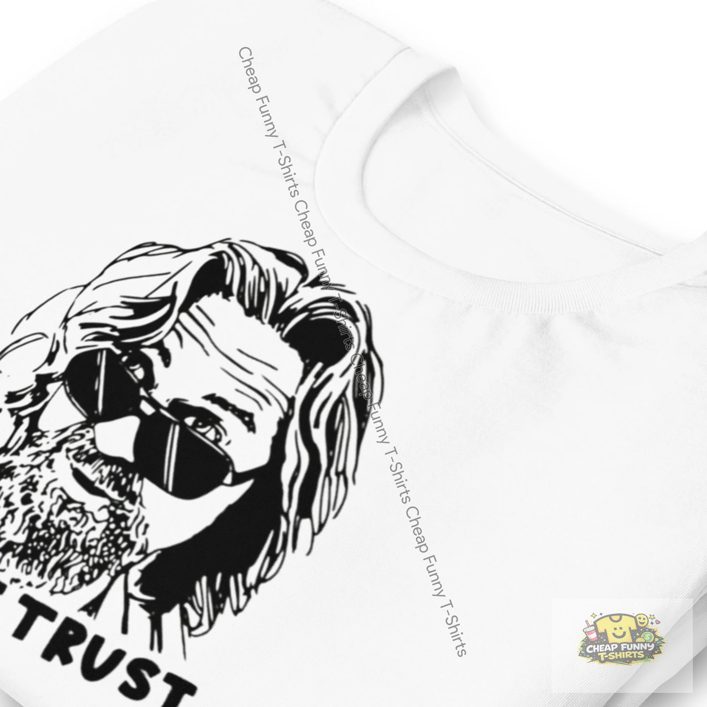 Watermarked - In Dude We Trust Unisex t-shirt