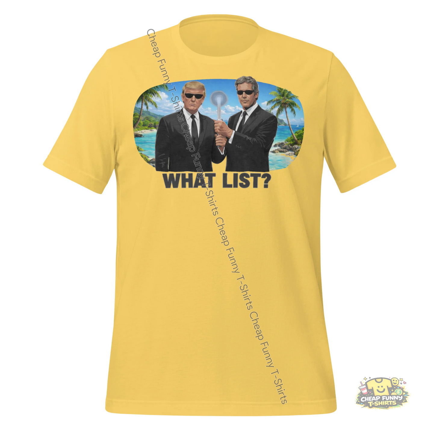 Watermarked - What List? Unisex t-shirt