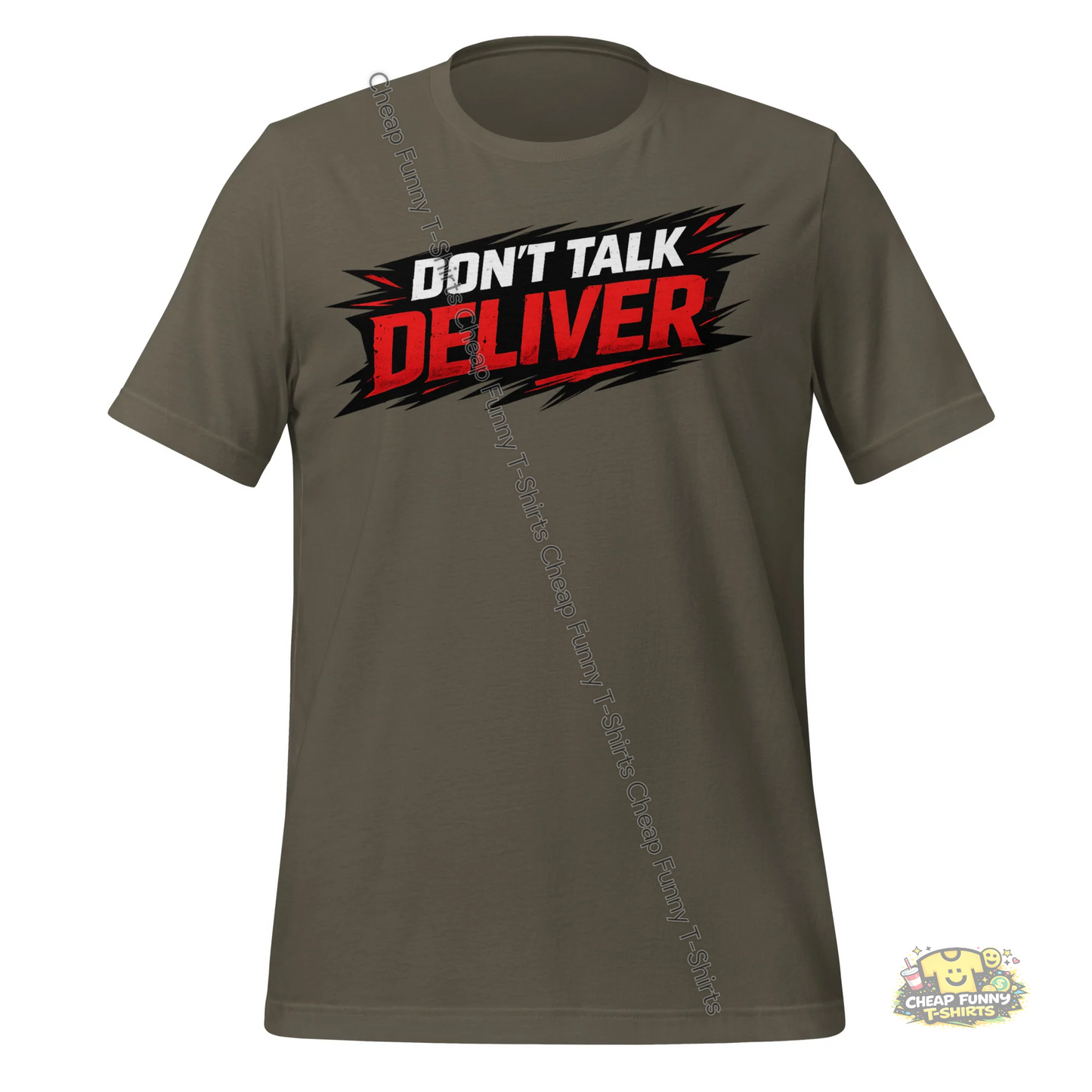 Watermarked - Don't Talk Deliver Unisex t-shirt