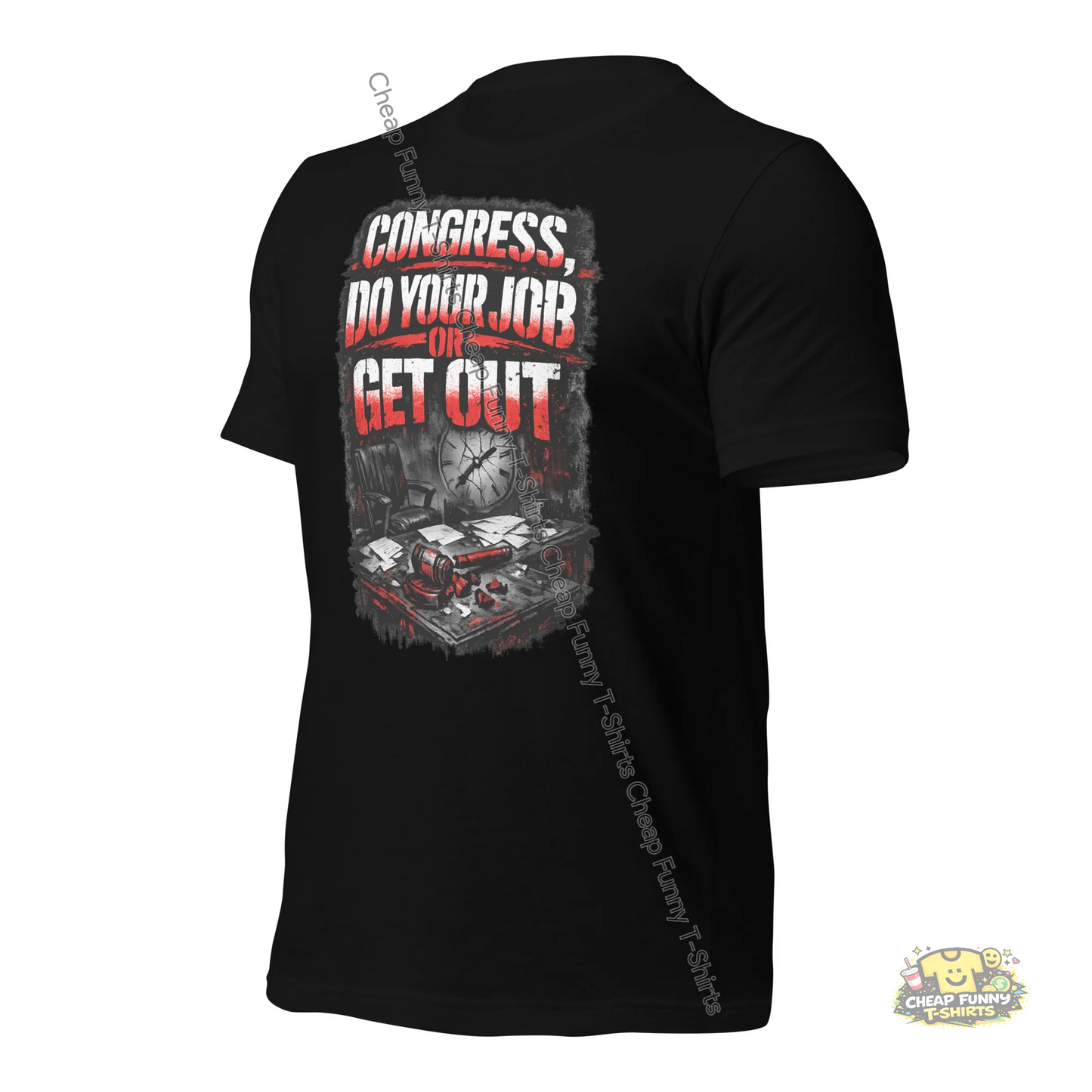 Watermarked - Congress Do Your Job Or Get Out Unisex t-shirt