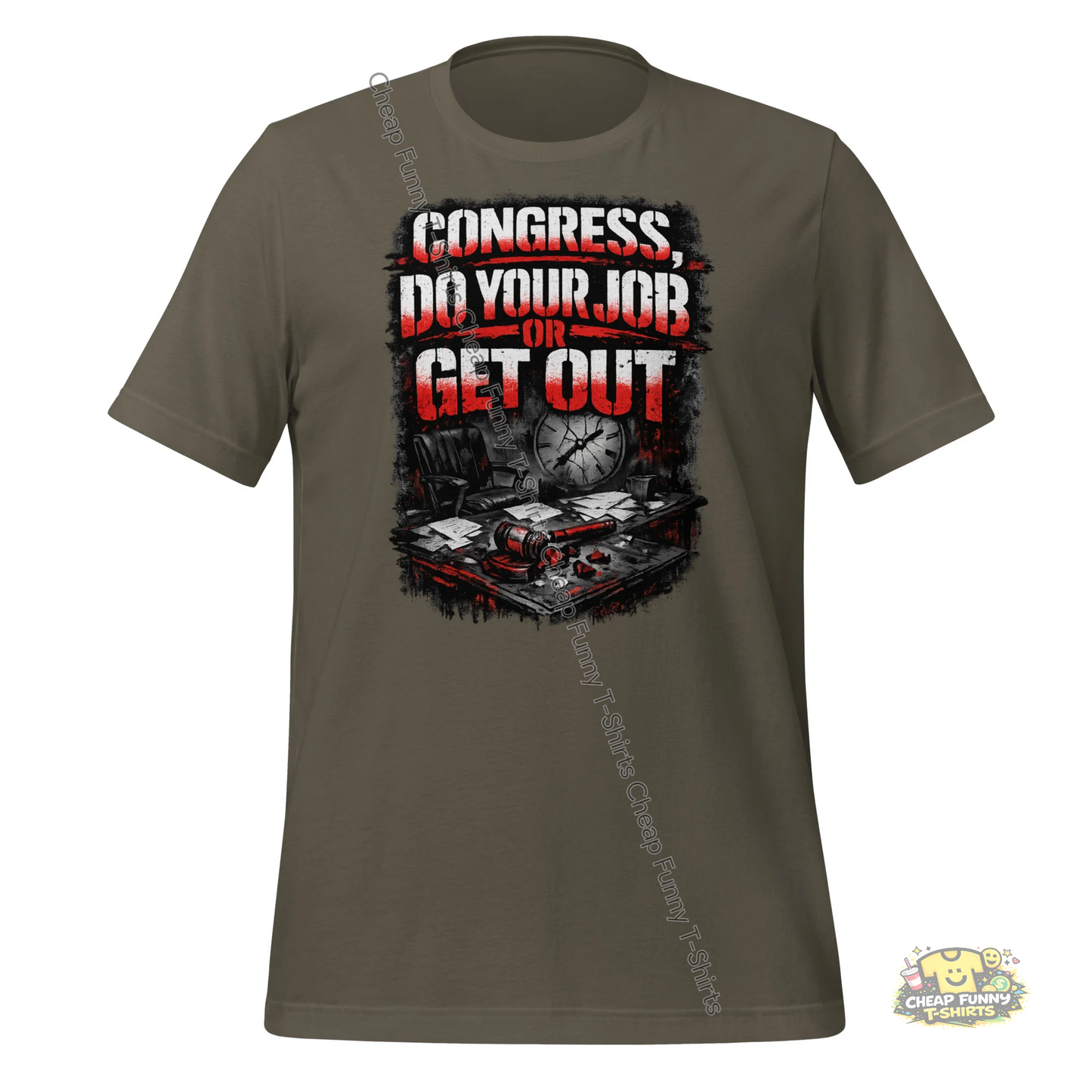 Watermarked - Congress Do Your Job Or Get Out Unisex t-shirt