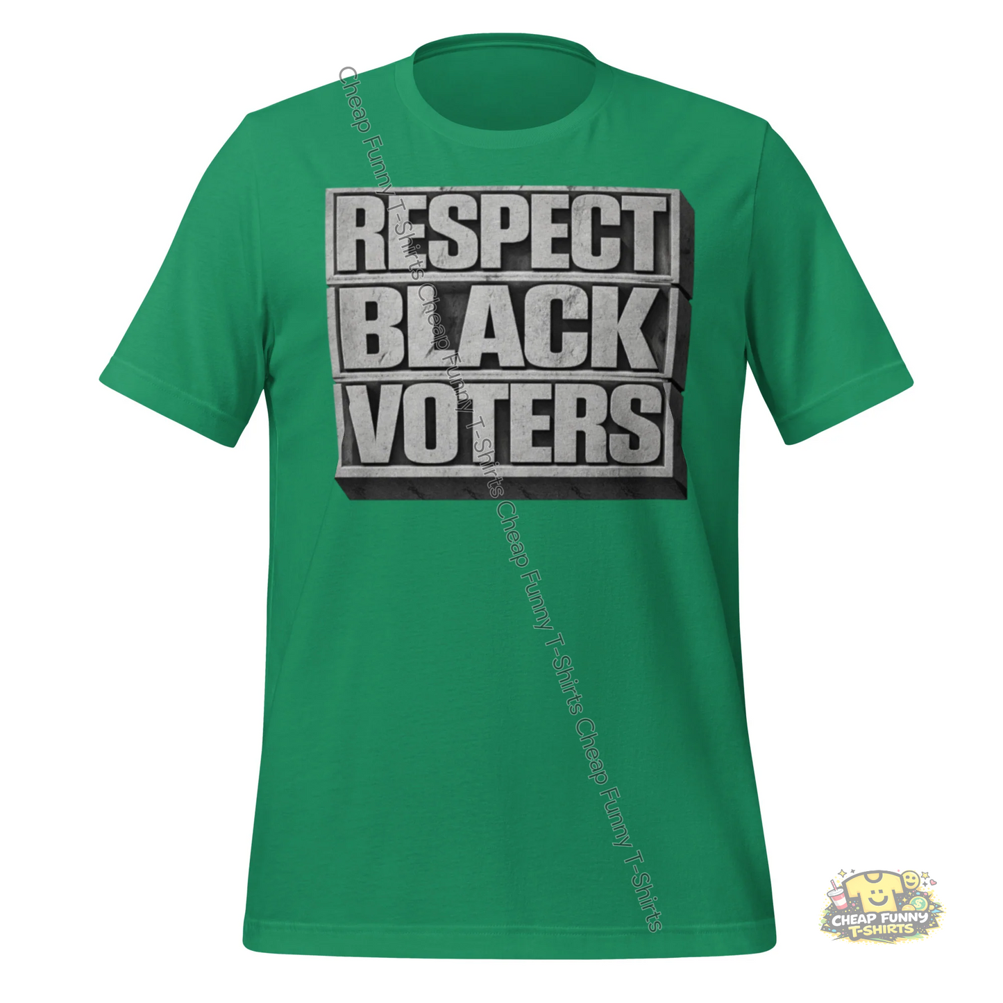 Watermarked - Respect Black Voters Unisex t-shirt