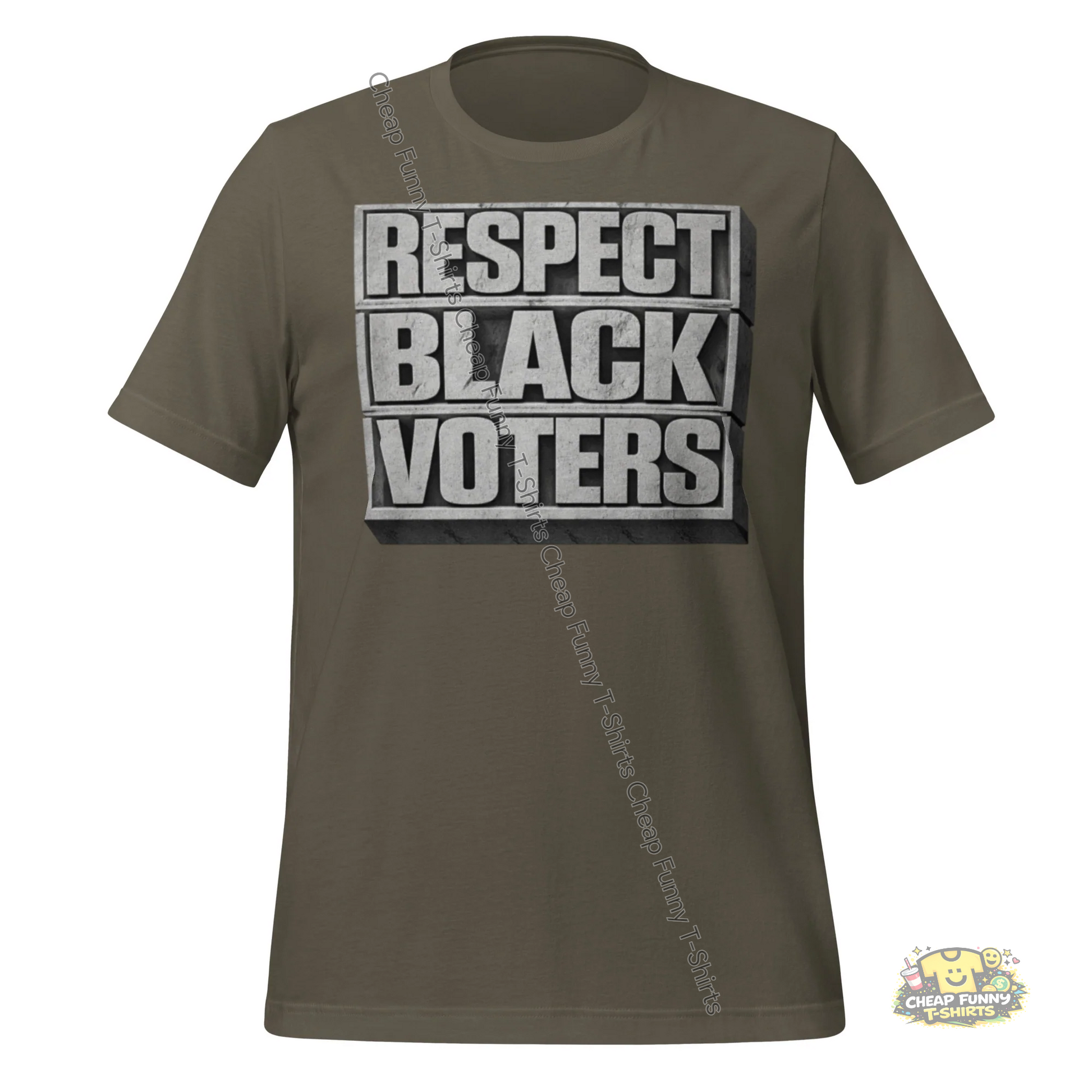 Watermarked - Respect Black Voters Unisex t-shirt