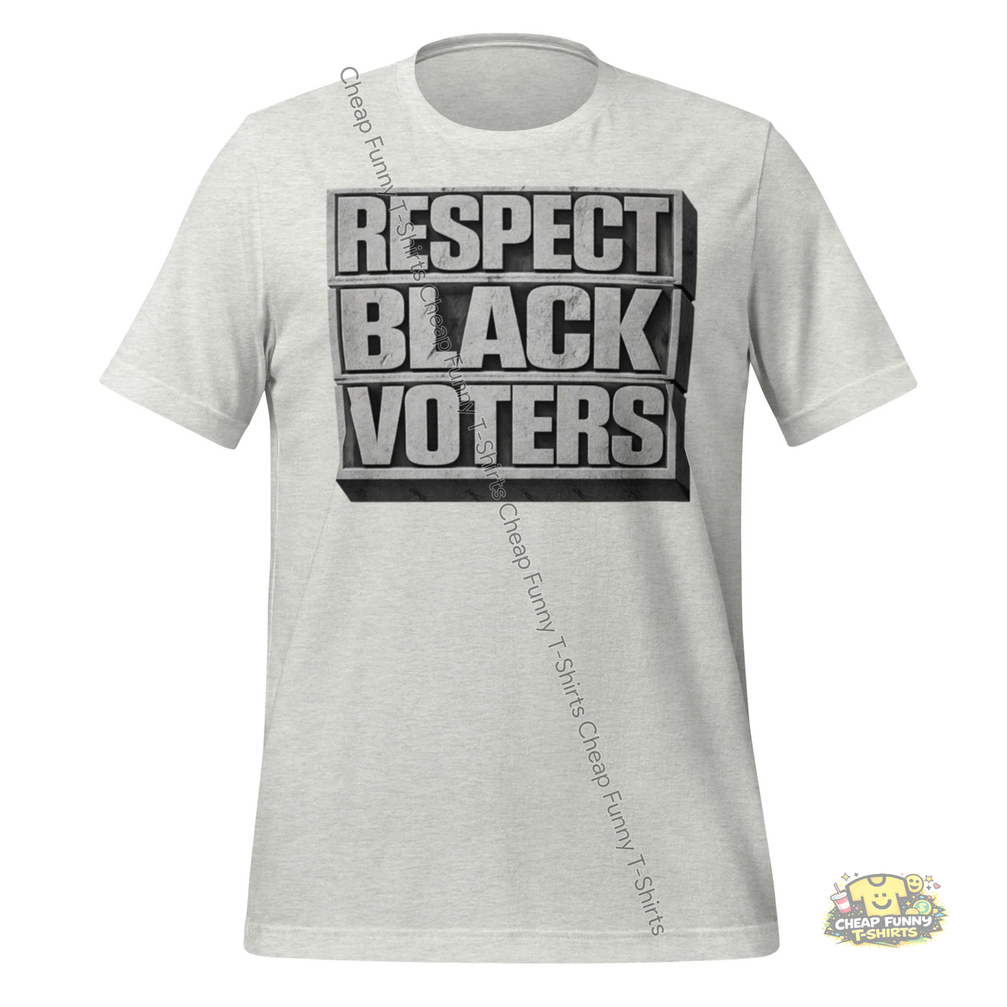 Watermarked - Respect Black Voters Unisex t-shirt