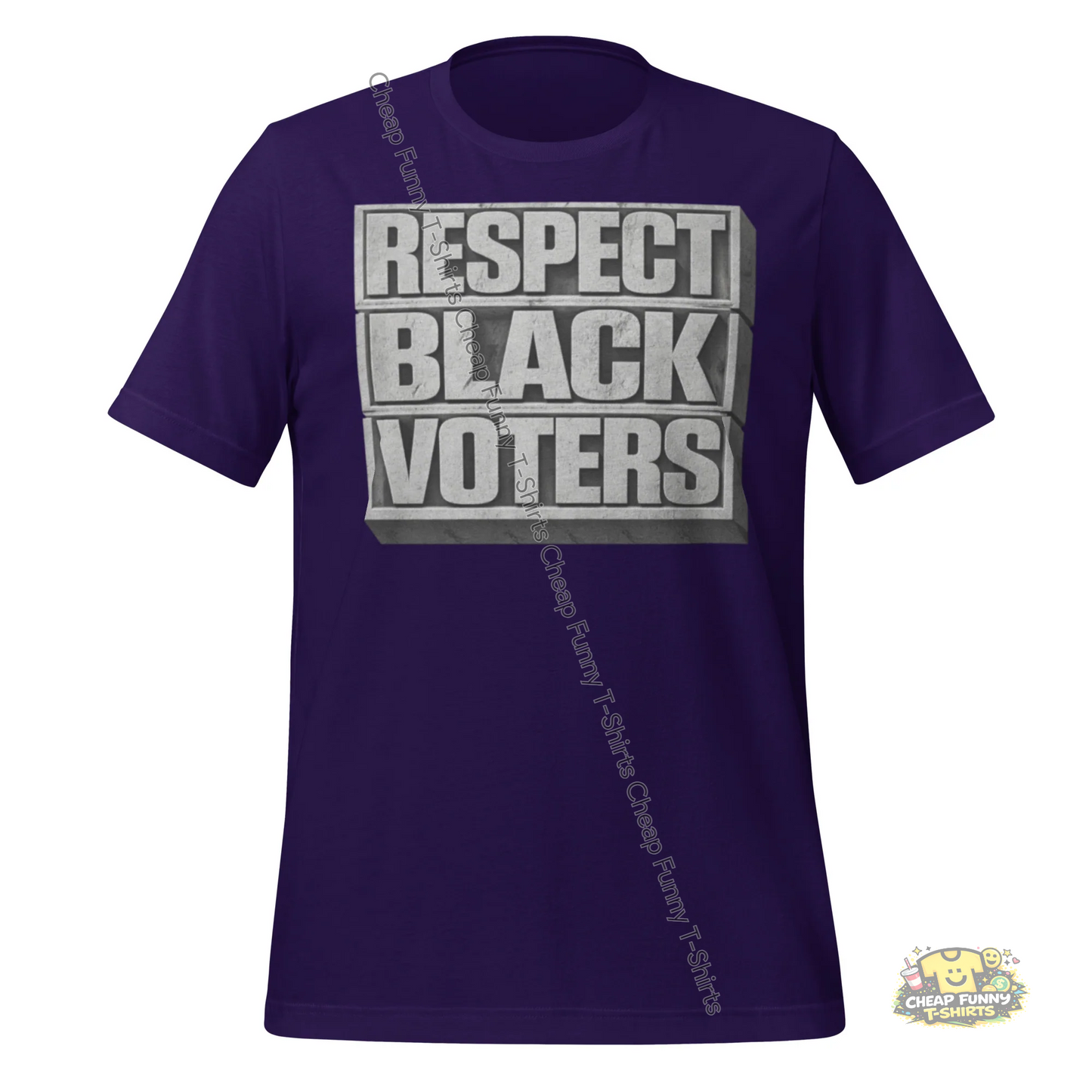 Watermarked - Respect Black Voters Unisex t-shirt