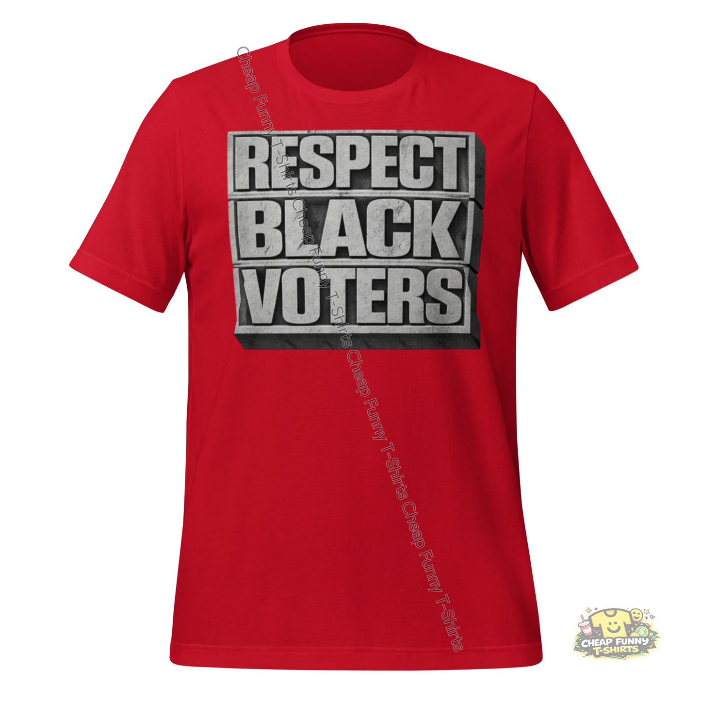 Watermarked - Respect Black Voters Unisex t-shirt