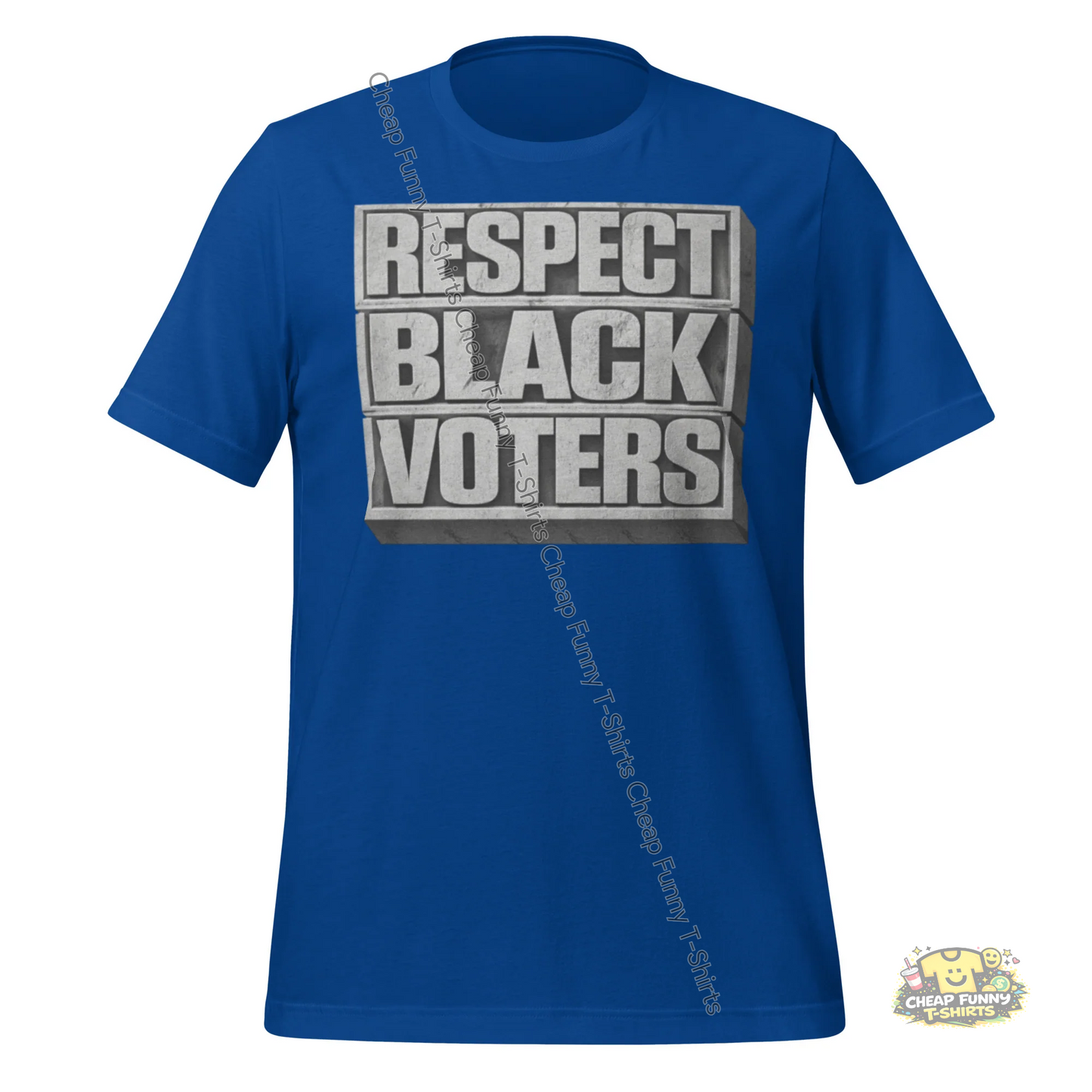 Watermarked - Respect Black Voters Unisex t-shirt